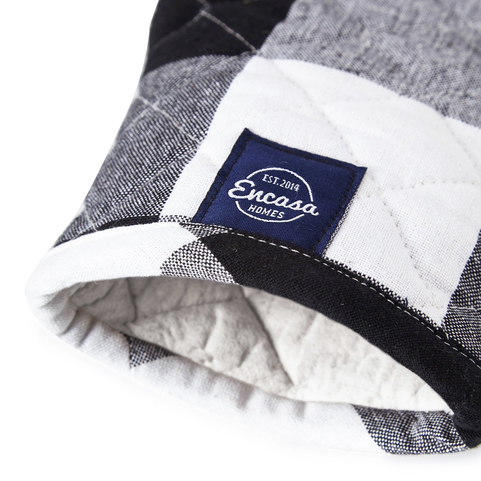 Cotton Buffalo Black Checks Oven Gloves (Pack of 2)