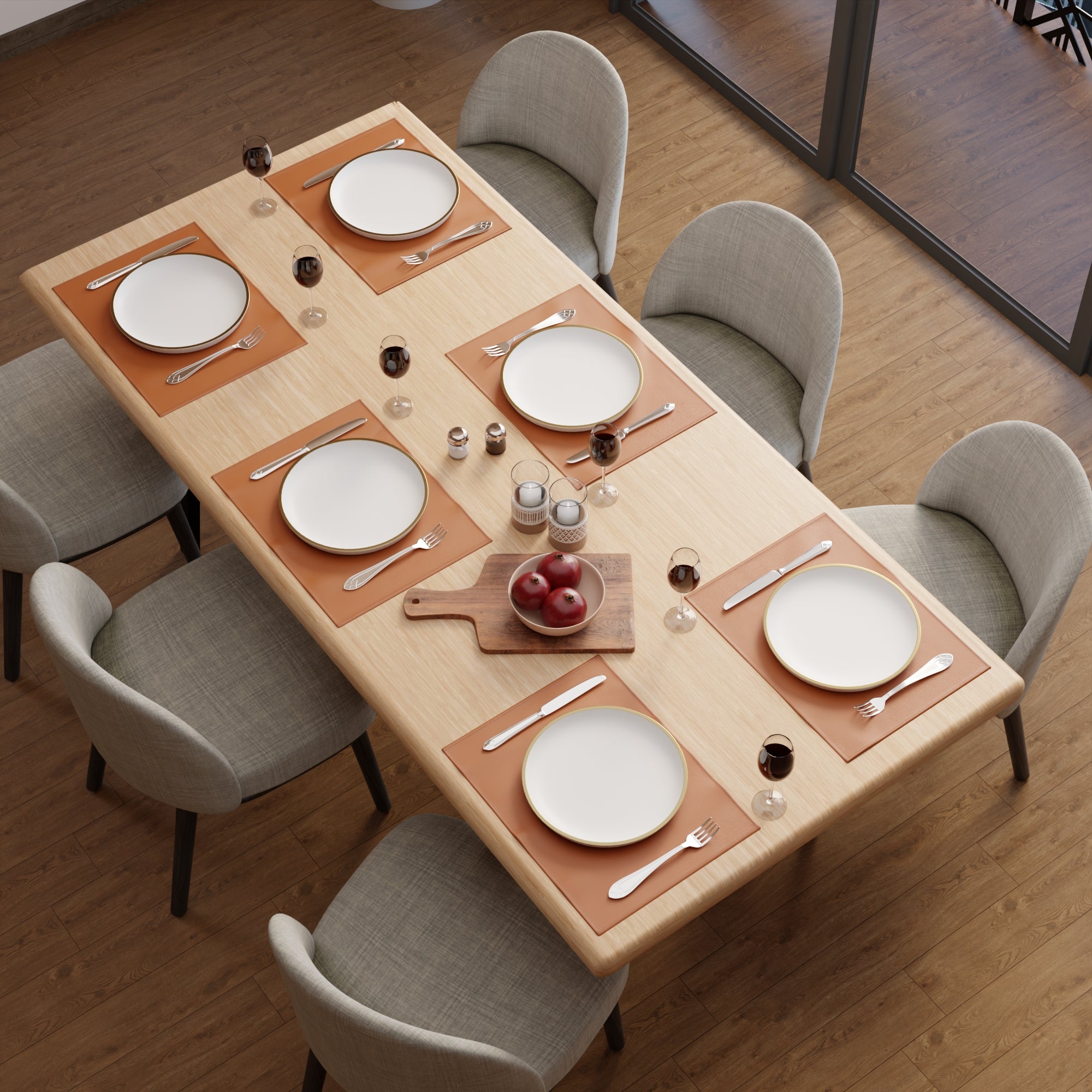 Faux Leather Tan Placemat