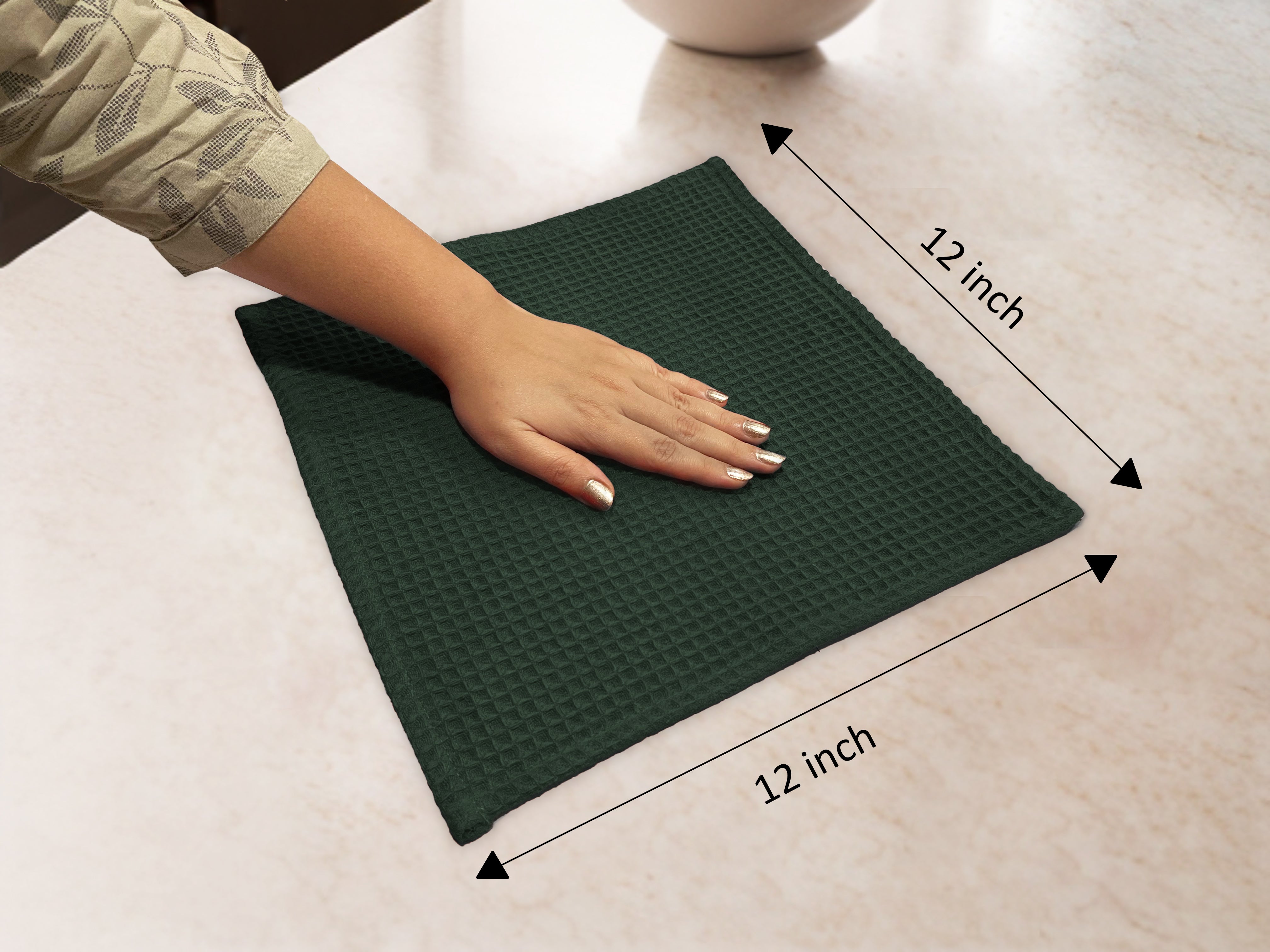 Cotton Green Dish Towel (Pack of 24)