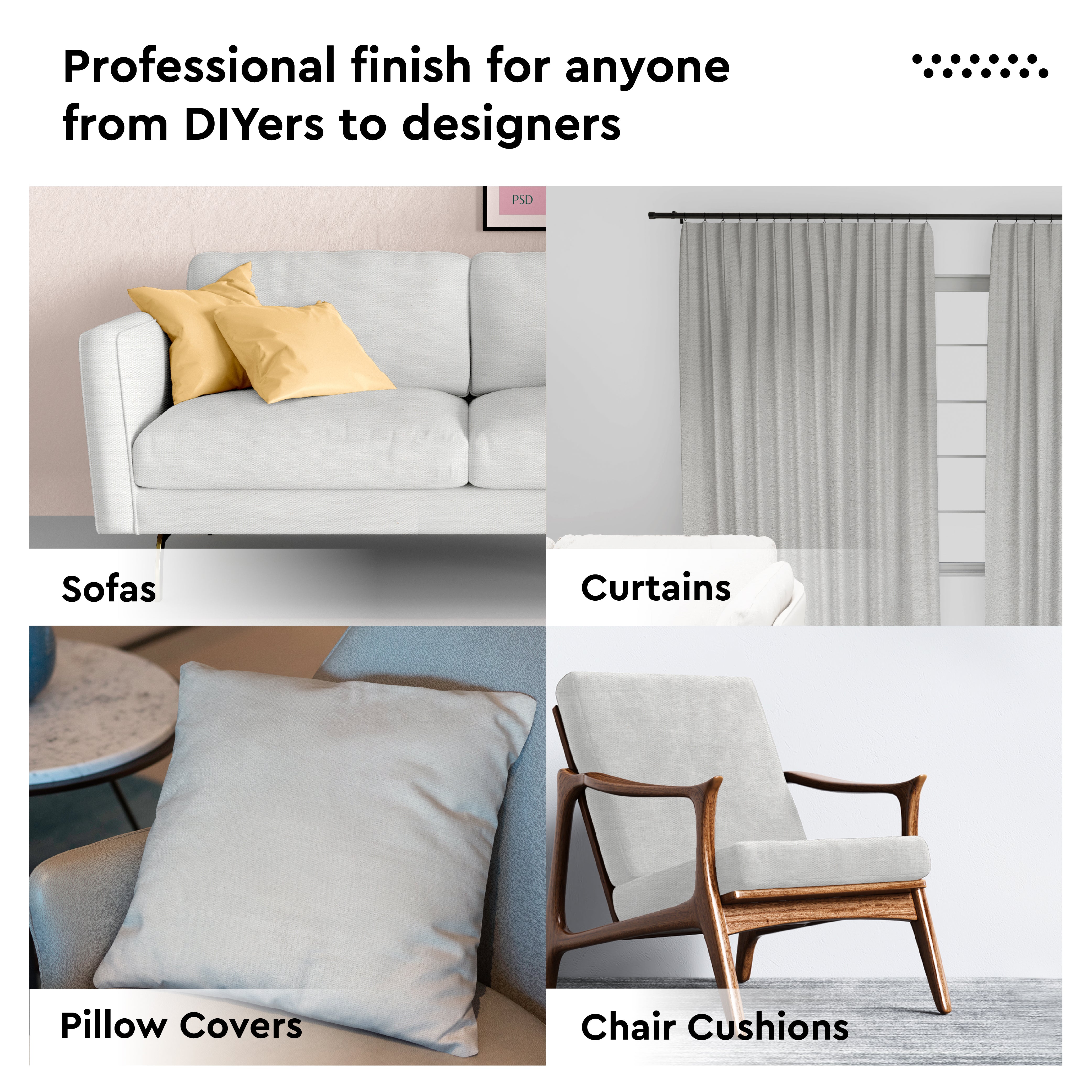 Mercerised Cotton Canvas Fabric, 100x150 cm Wide | Sold by the Metre, Cut to Length | Fabric For Cushions, Sofa Covers, Light Upholstery, Embroidery, Dress Material