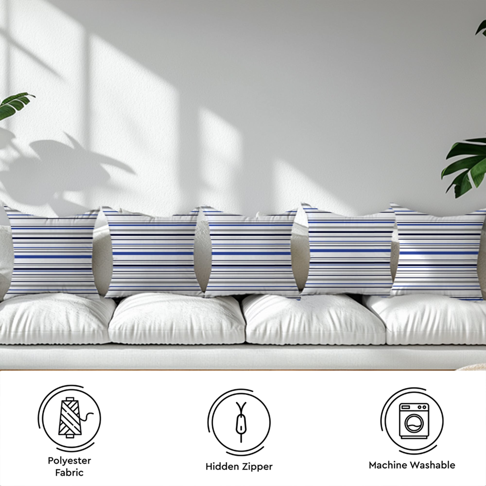 Micro Stripes Cushion Cover
