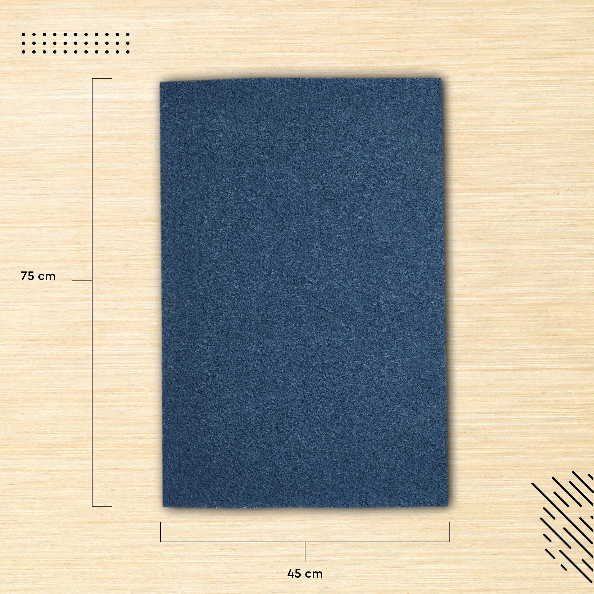 Coir Door Mats for Home Entrance Thick Anti-slip Welcome Doormat with PVC Back | Ideal for Indoor, Outdoor, Patio, Home and Office | Durable and Easy to Clean