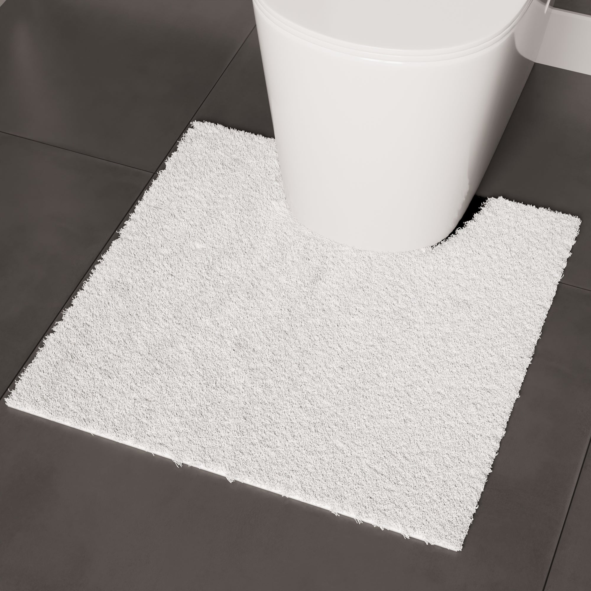 Cotton White Bathmat (Pack of 2)