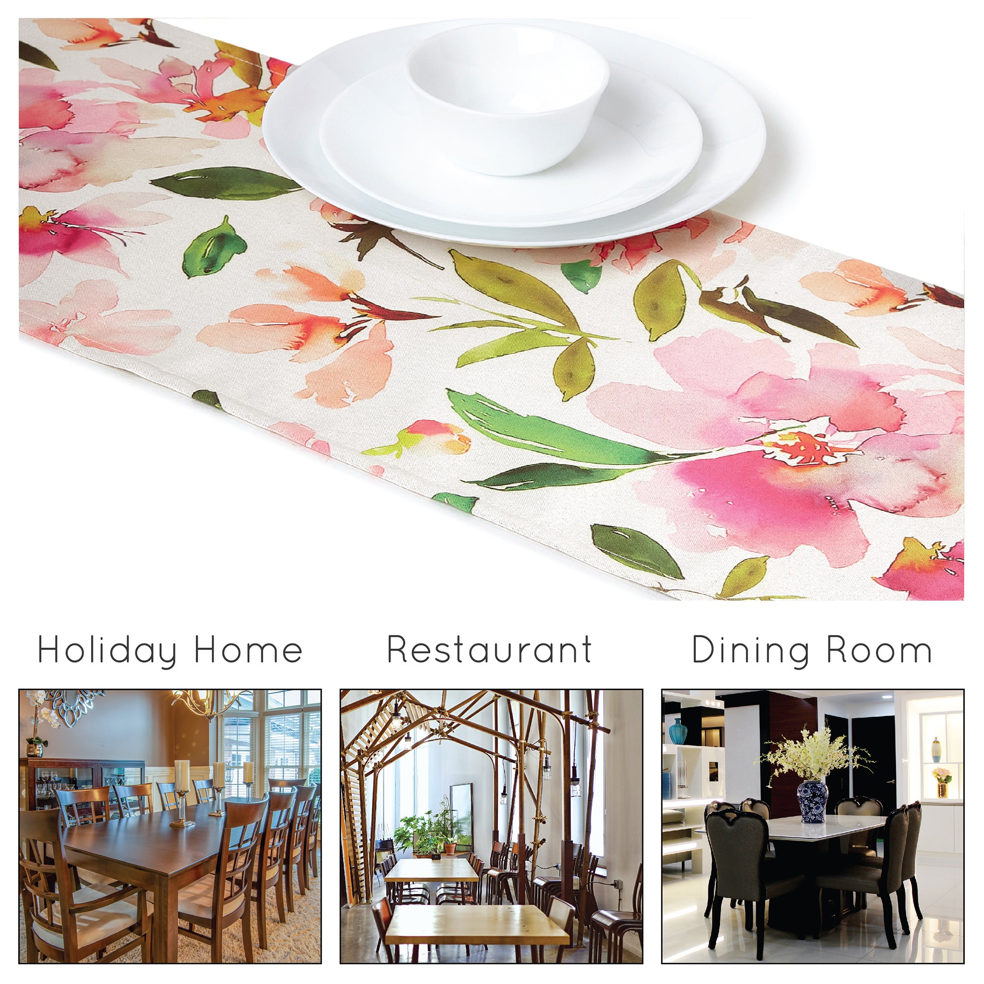 Blackout Polyester F1 Spring Table Runner (Pack of 1)