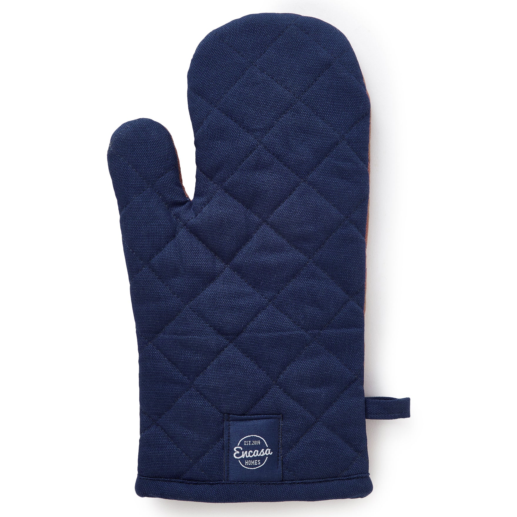 Cotton Scotch Blue Oven Gloves (Pack of 2)