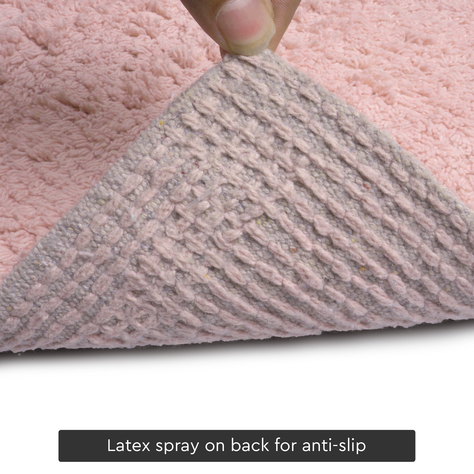 Cotton Peach Bathmat (Pack of 4)