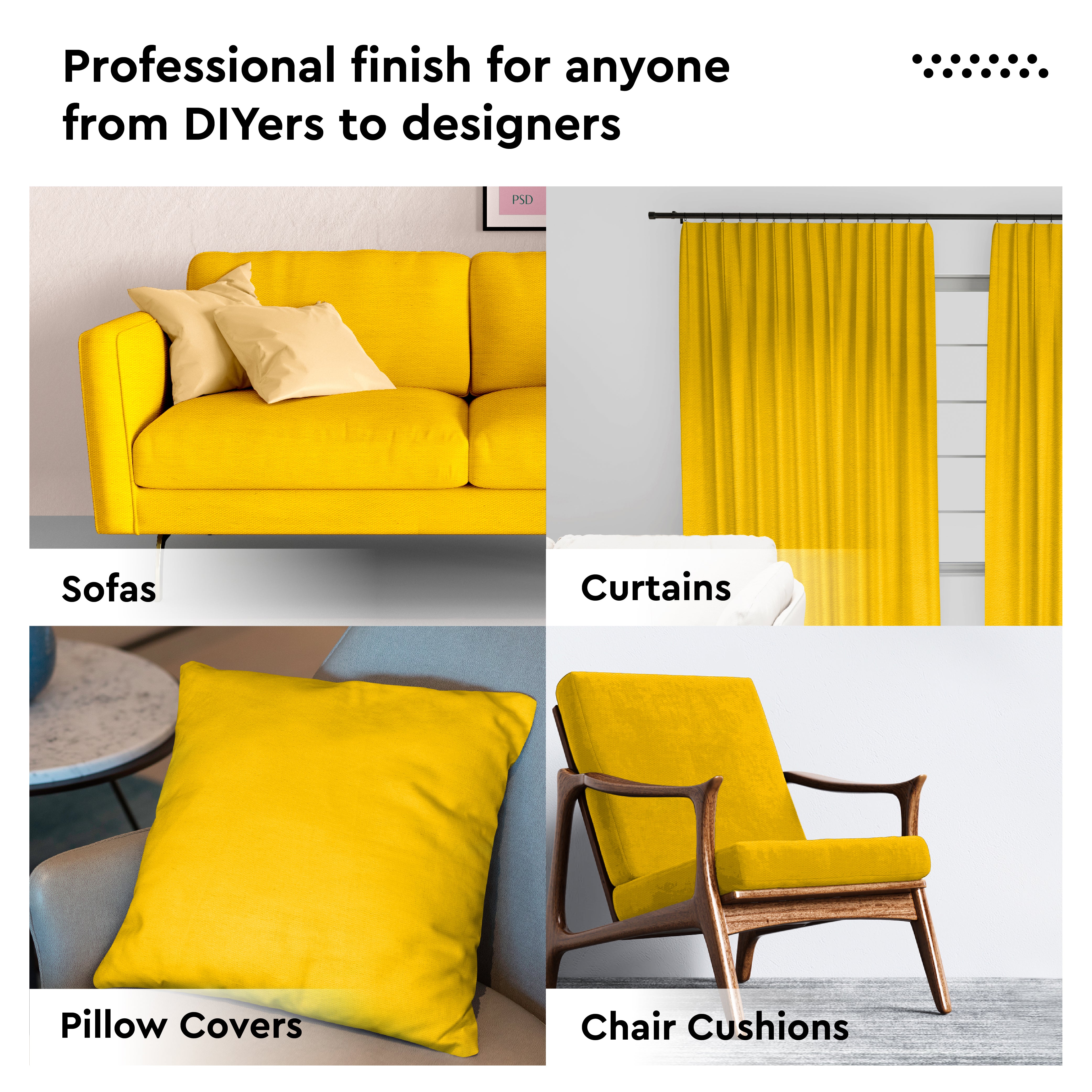 Mercerised Cotton Canvas Fabric, 100x150 cm Wide | Sold by the Metre, Cut to Length | Fabric For Cushions, Sofa Covers, Light Upholstery, Embroidery, Dress Material