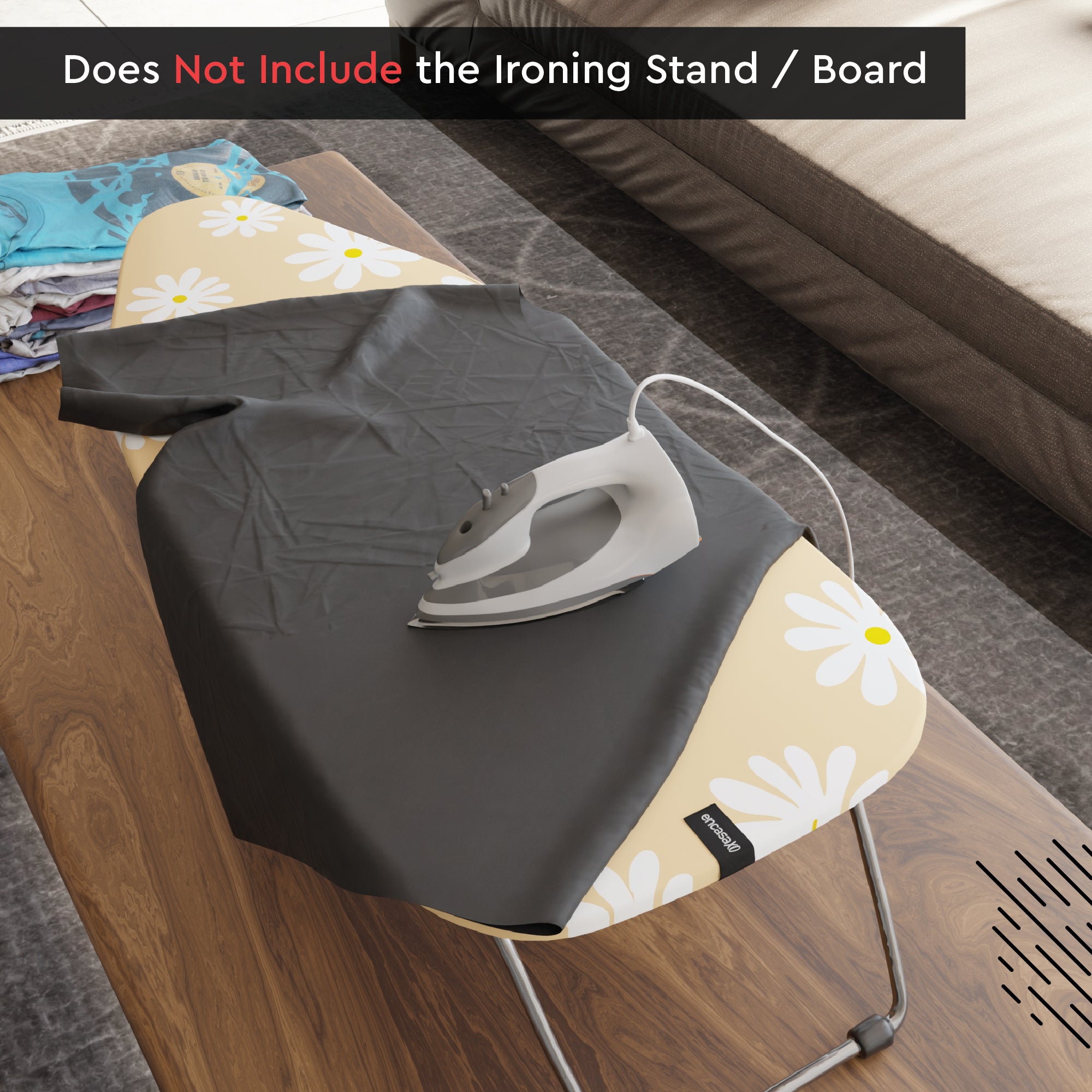Daisy Beige Ironing Board Cover