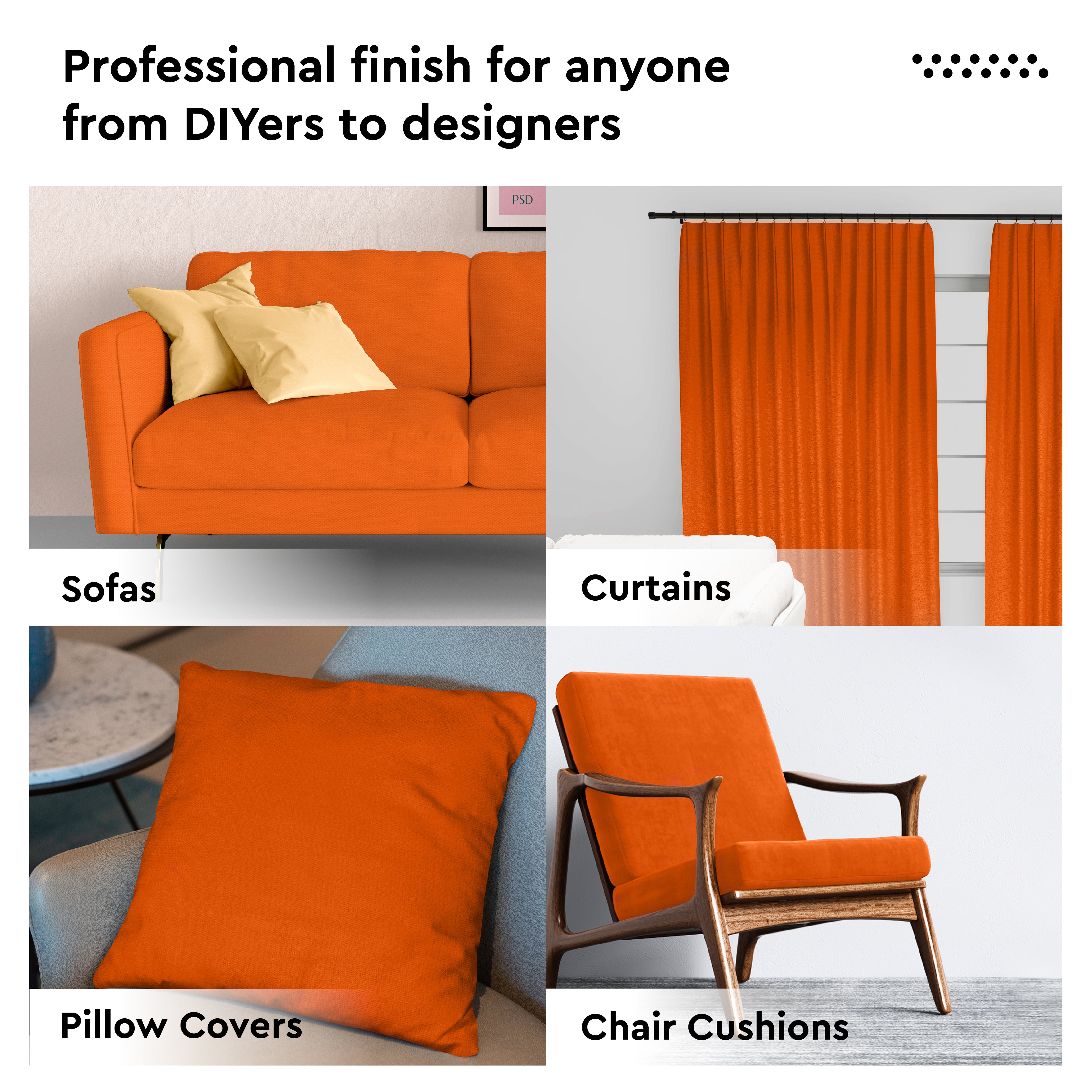 Mercerised Cotton Canvas Fabric, 100x150 cm Wide | Sold by the Metre, Cut to Length | Fabric For Cushions, Sofa Covers, Light Upholstery, Embroidery, Dress Material
