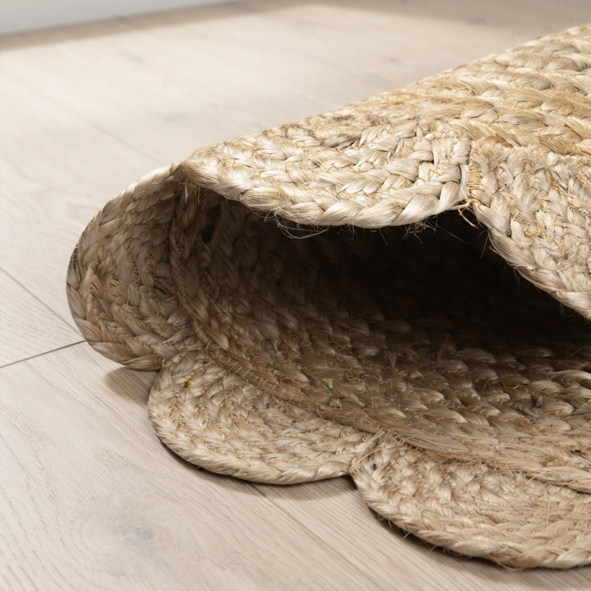 Jute Half Round Natural Door Mat (Pack of 1)