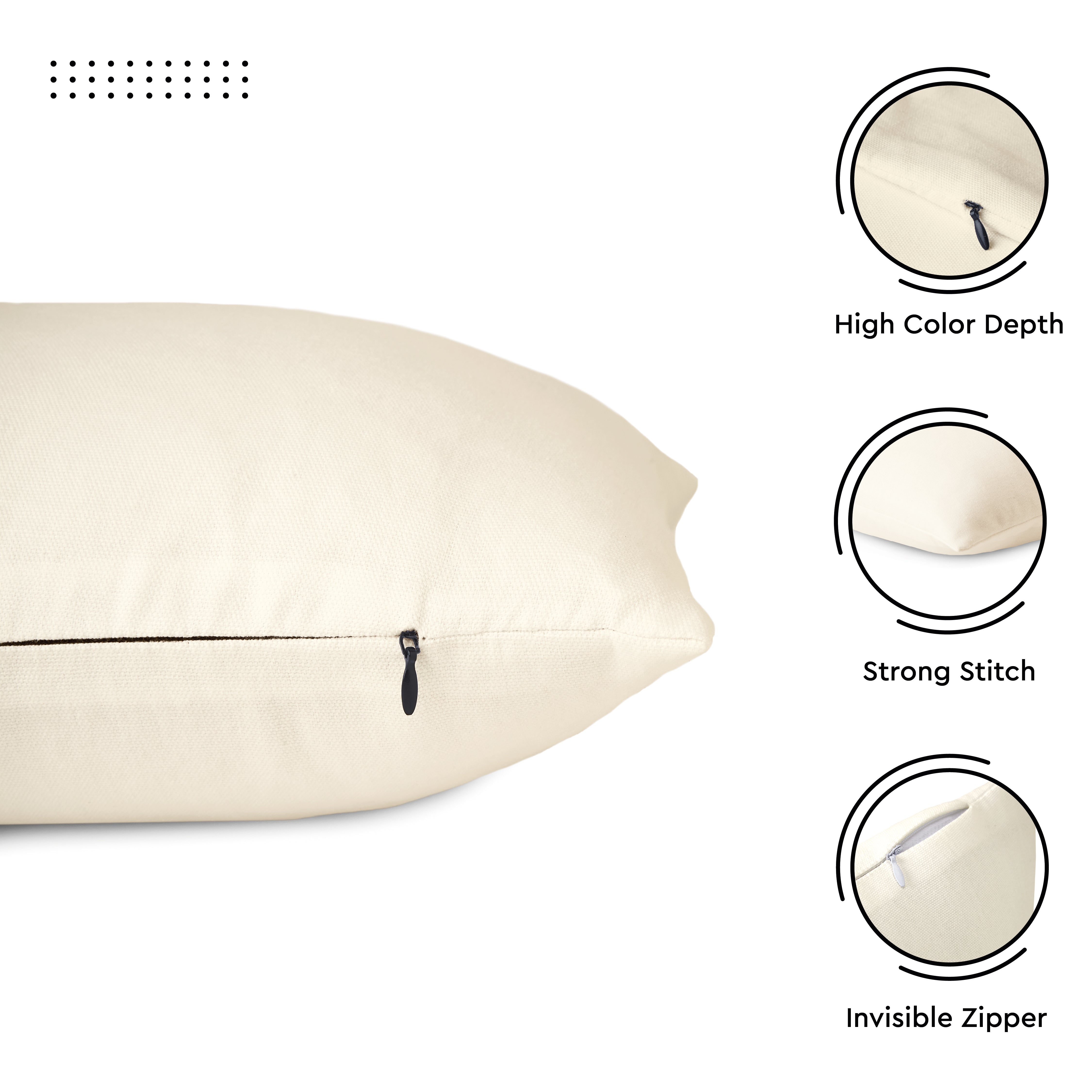 Cotton Canvas Cushion Cover