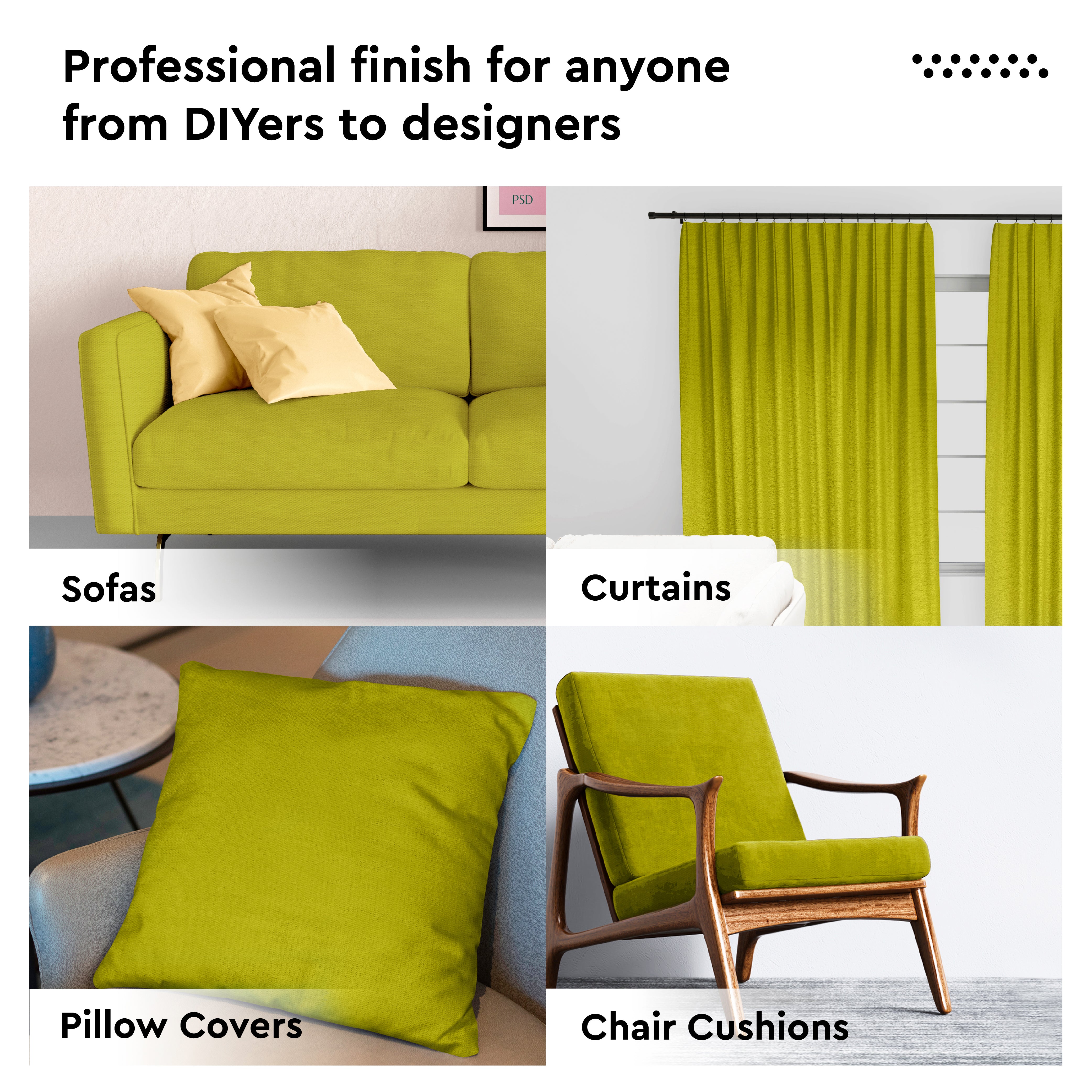 Mercerised Cotton Canvas Fabric, 100x150 cm Wide | Sold by the Metre, Cut to Length | Fabric For Cushions, Sofa Covers, Light Upholstery, Embroidery, Dress Material