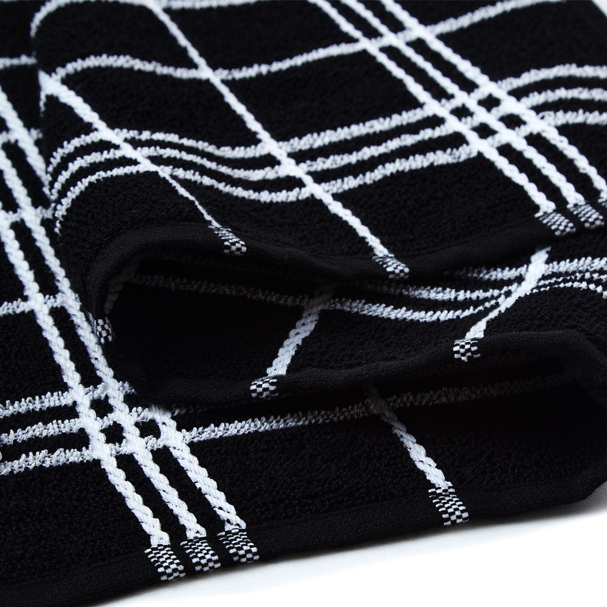 Cotton Black Terry Kitchen Towel (Pack of 4)