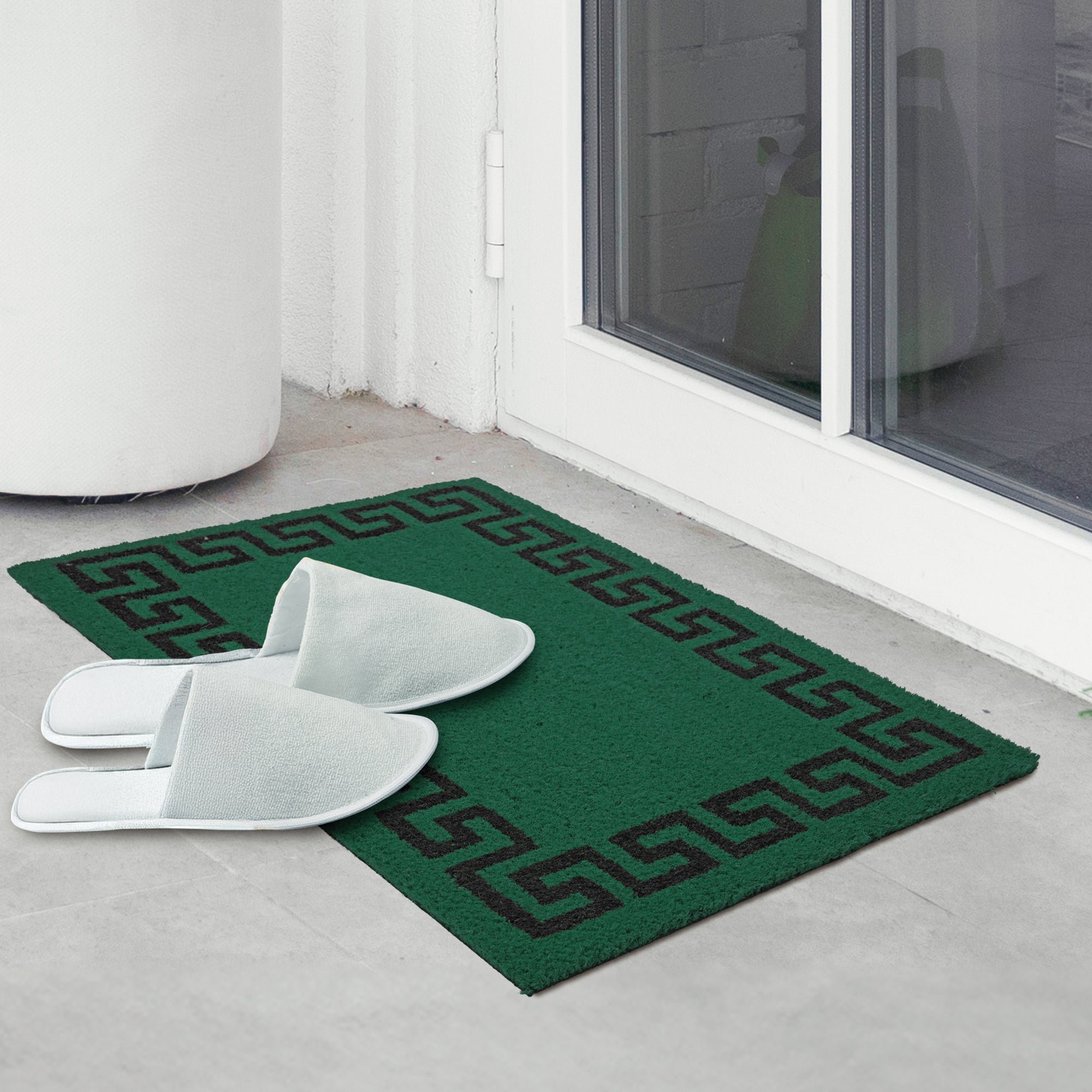 Coir Door Mats for Home Entrance Thick Anti-slip Welcome Doormat with PVC Back | Ideal for Indoor, Outdoor, Patio, Home and Office | Durable and Easy to Clean