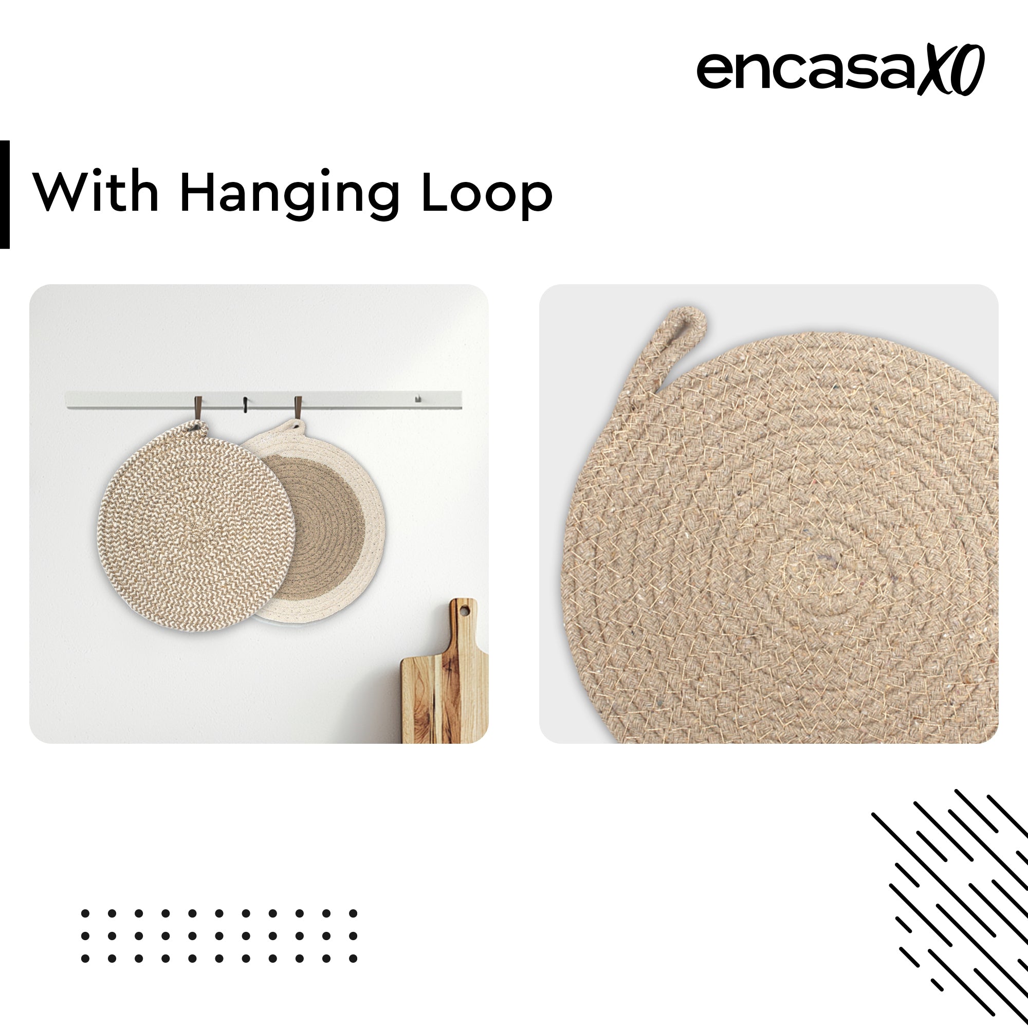 Cotton Beige Combo Trivet