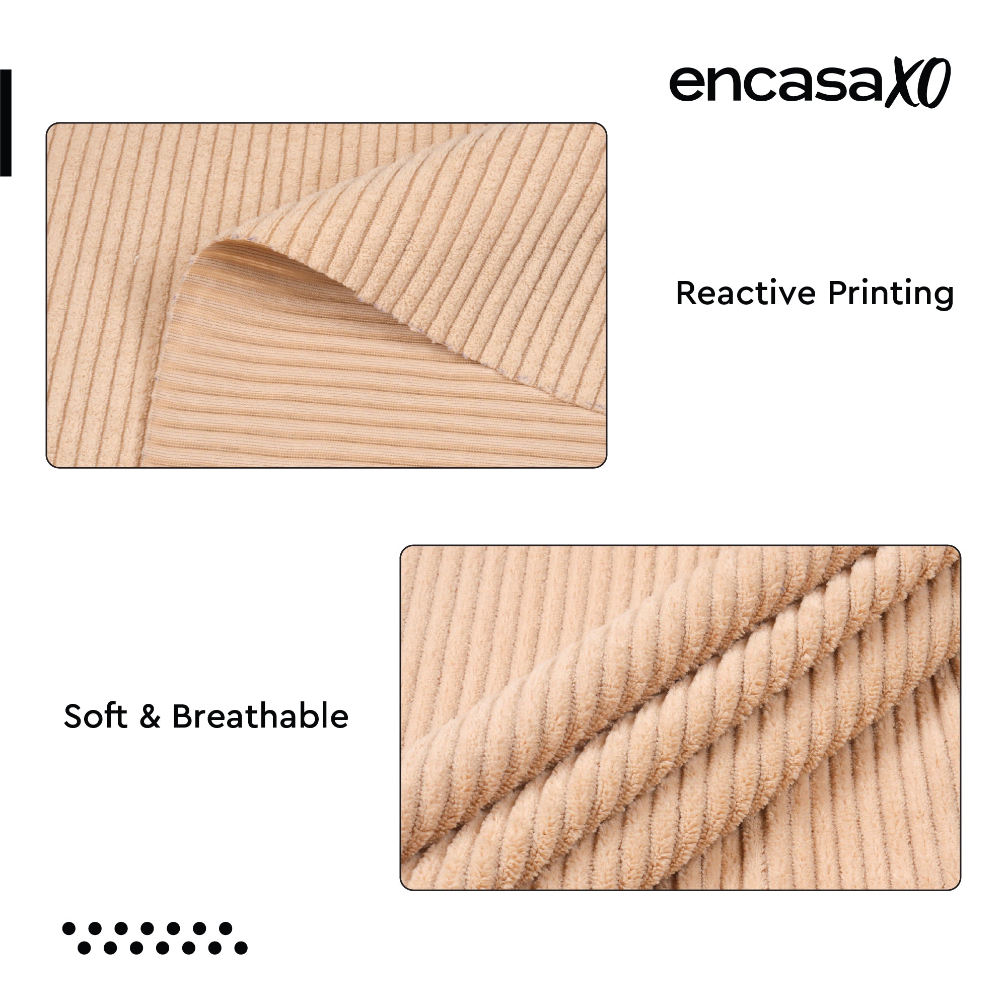 Corduroy Fabric by the Meter, 59" Wide Premium 238 GSM Polyester Upholstery & Sewing Material, Soft Ribbed Fabric for Sofa/Cushion Covers, Trousers, Curtains & DIY Crafts