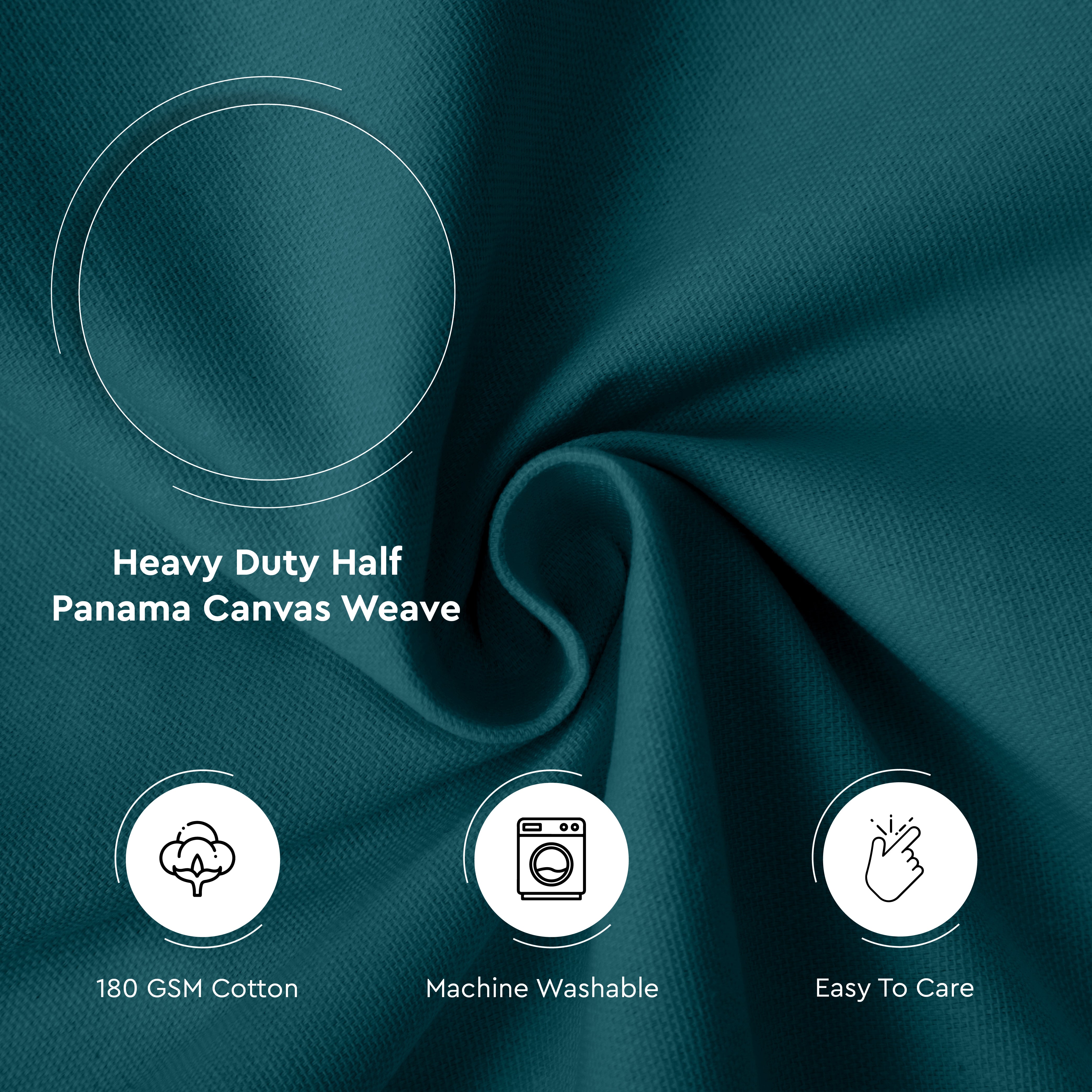 Mercerised Cotton Canvas Fabric, 100x150 cm Wide | Sold by the Metre, Cut to Length | Fabric For Cushions, Sofa Covers, Light Upholstery, Embroidery, Dress Material