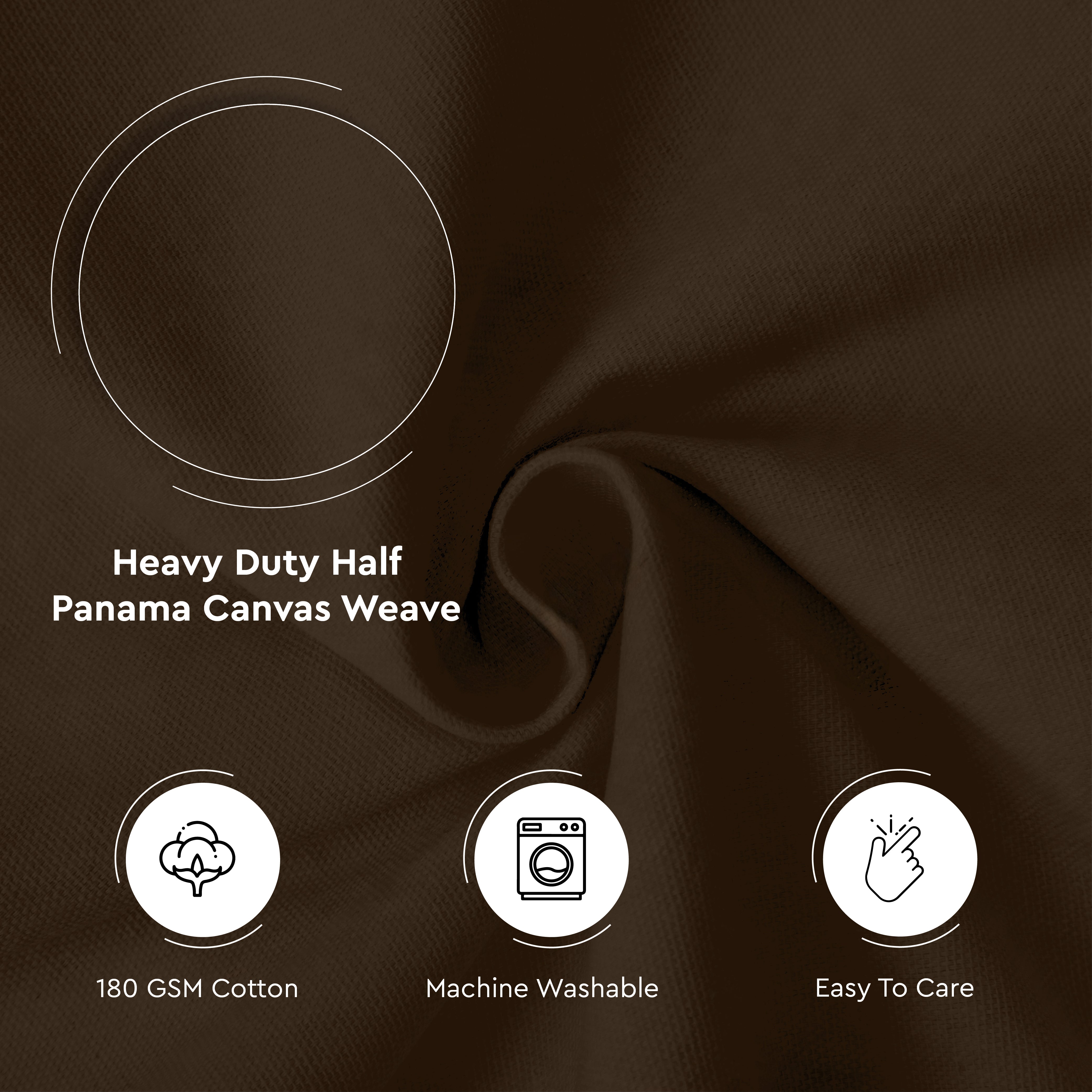 Mercerised Cotton Canvas Fabric, 100x150 cm Wide | Sold by the Metre, Cut to Length | Fabric For Cushions, Sofa Covers, Light Upholstery, Embroidery, Dress Material