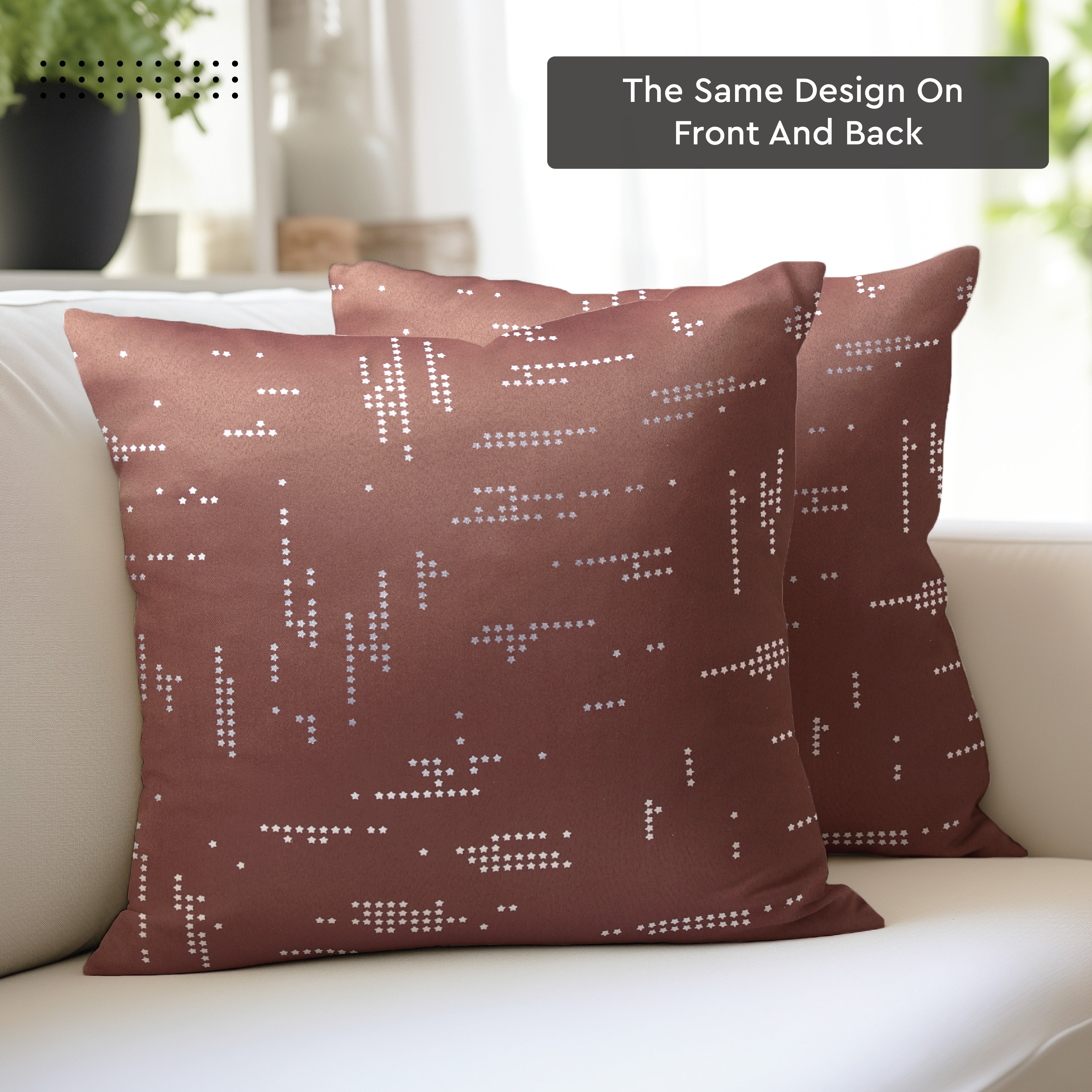 Blackout Polyester Citylight Tan Cushion Cover