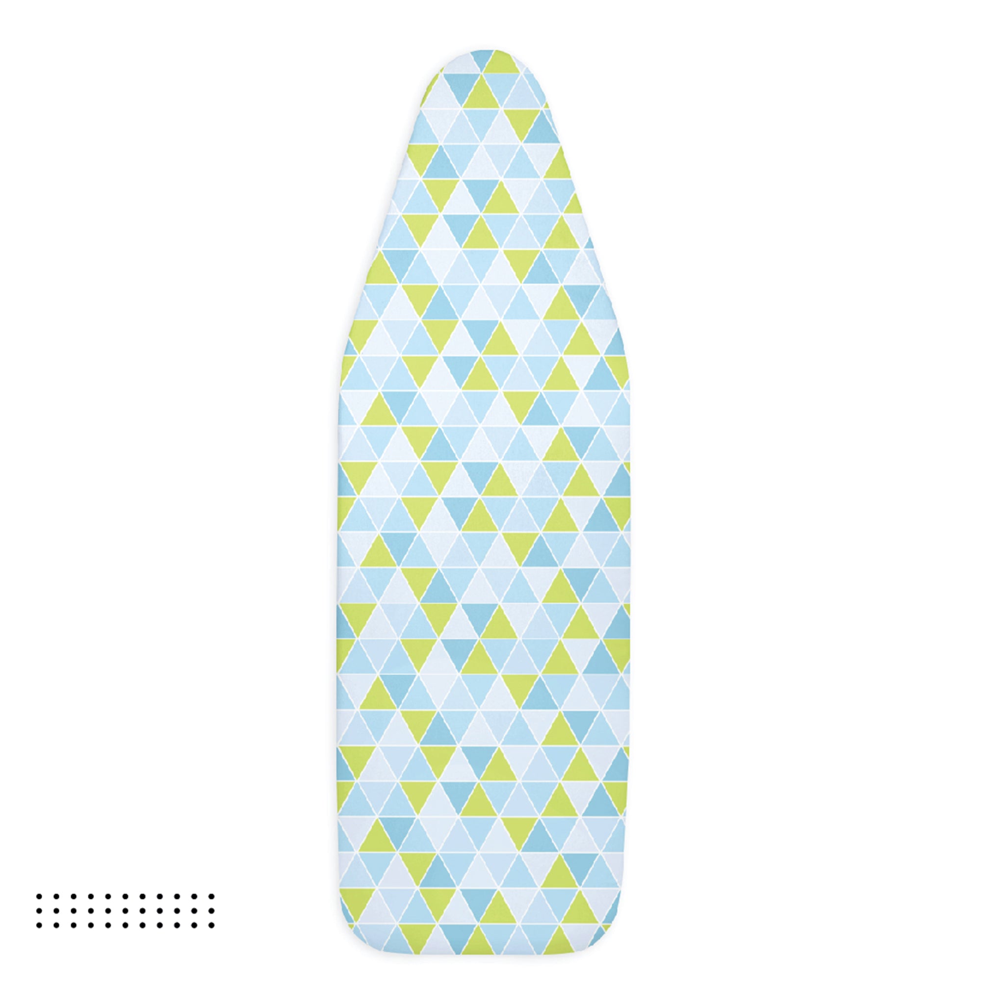 Cotton Twill Triangles Aqua Ironing Board Cover