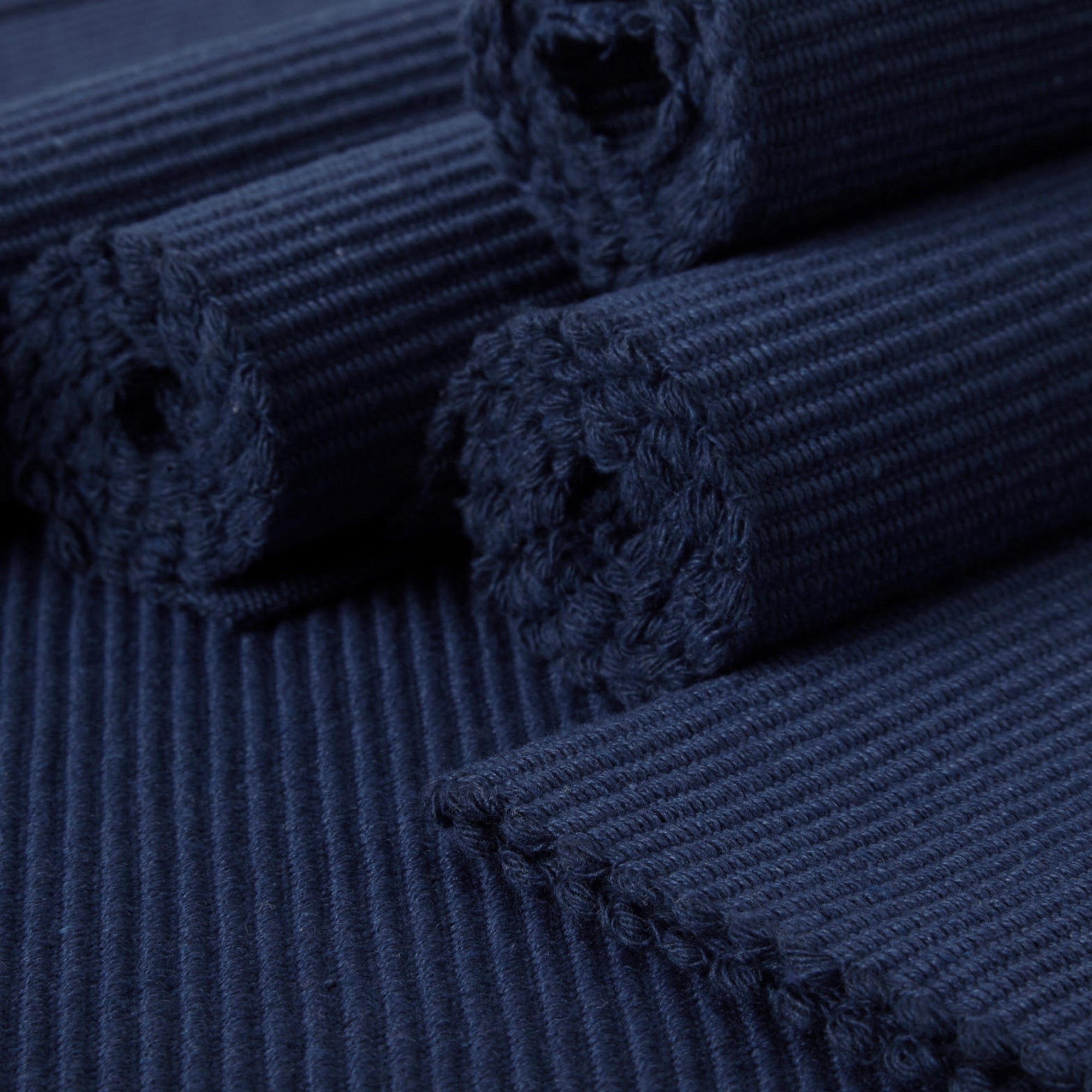 Cotton Solid Navy Blue Placemat (Pack of 6)