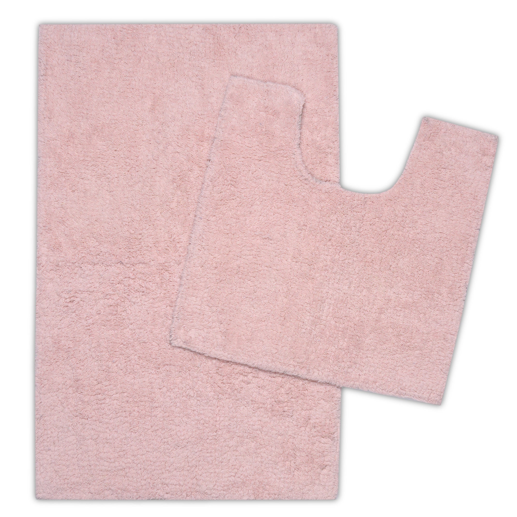 Cotton Peach Bathmat (Pack of 2)