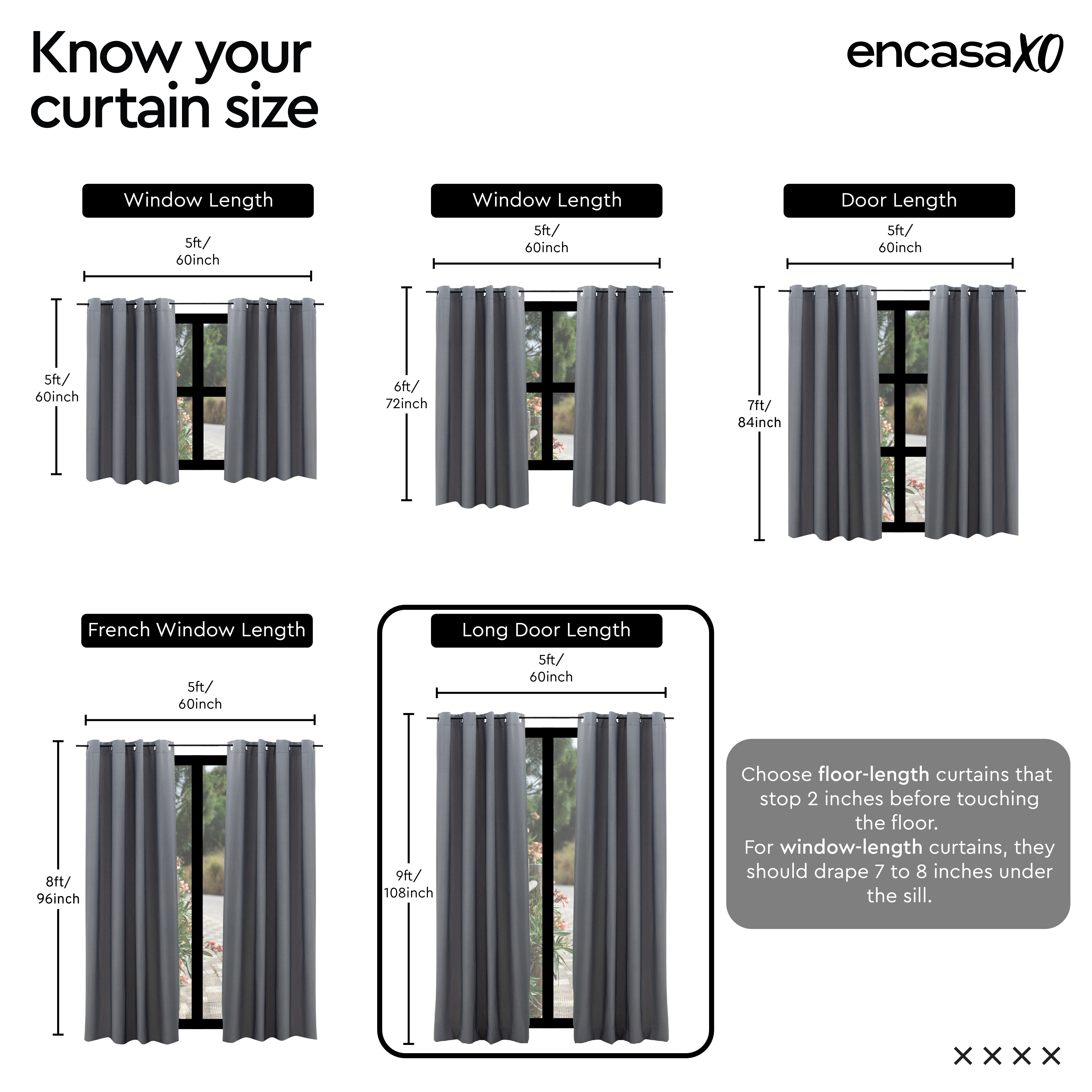 Canvas White Curtain (Pack of 1)
