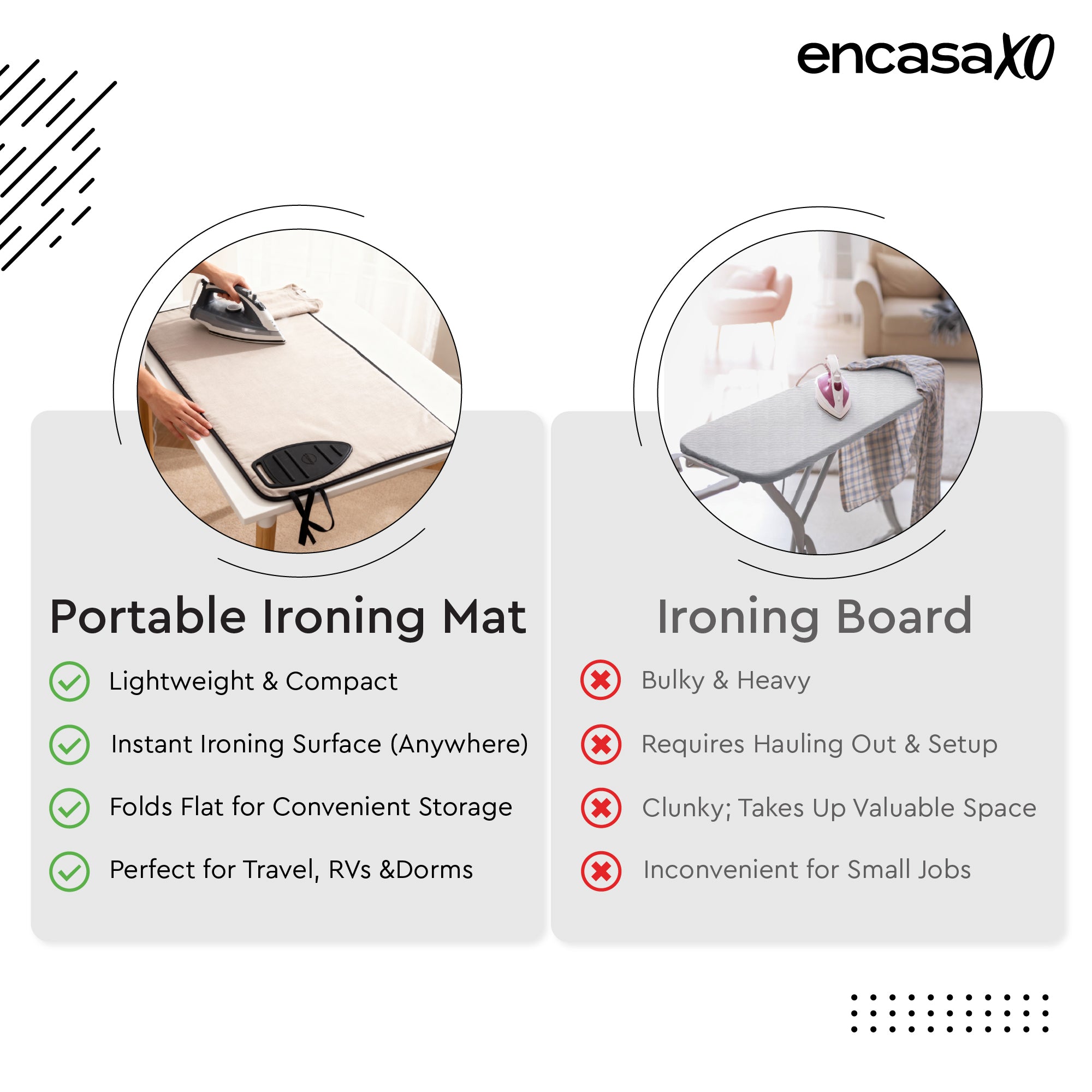 Cotton Beige Luxury Anti-Slip & Table Protector Ironing Mat (Pack of 1)