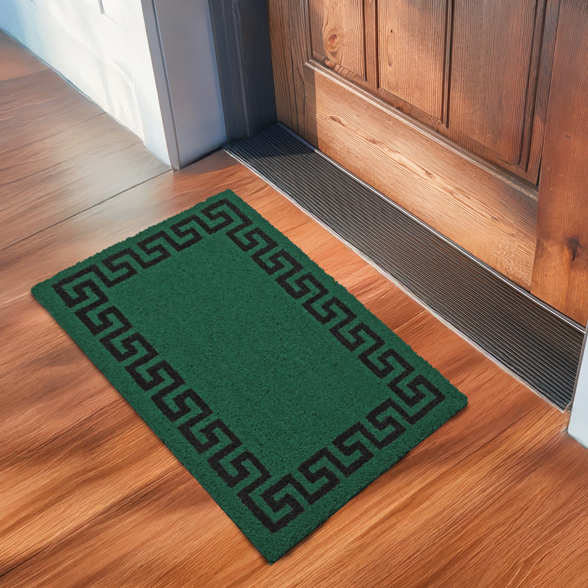 Coir Door Mats for Home Entrance Thick Anti-slip Welcome Doormat with PVC Back | Ideal for Indoor, Outdoor, Patio, Home and Office | Durable and Easy to Clean