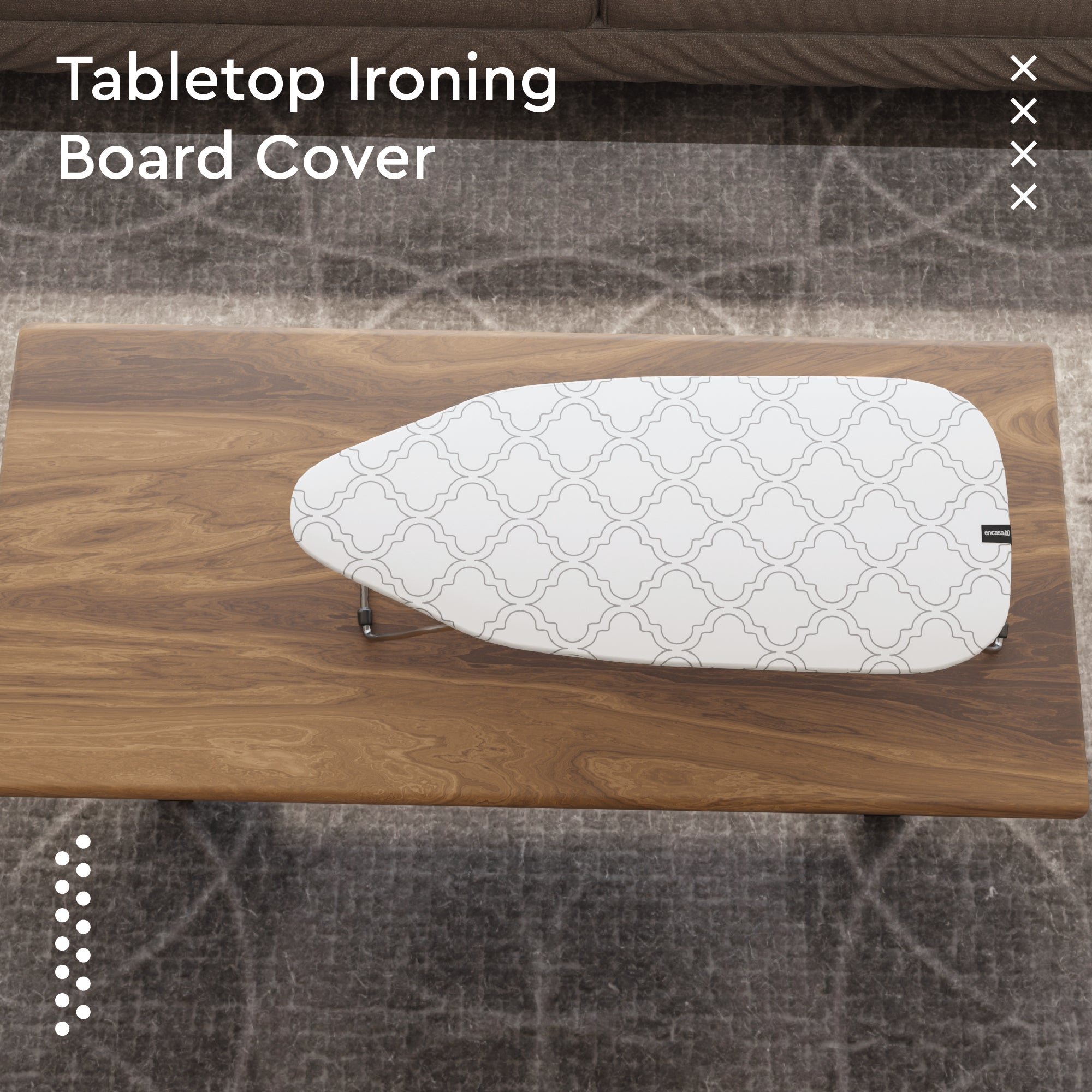 White Tiles Ironing Board Cover