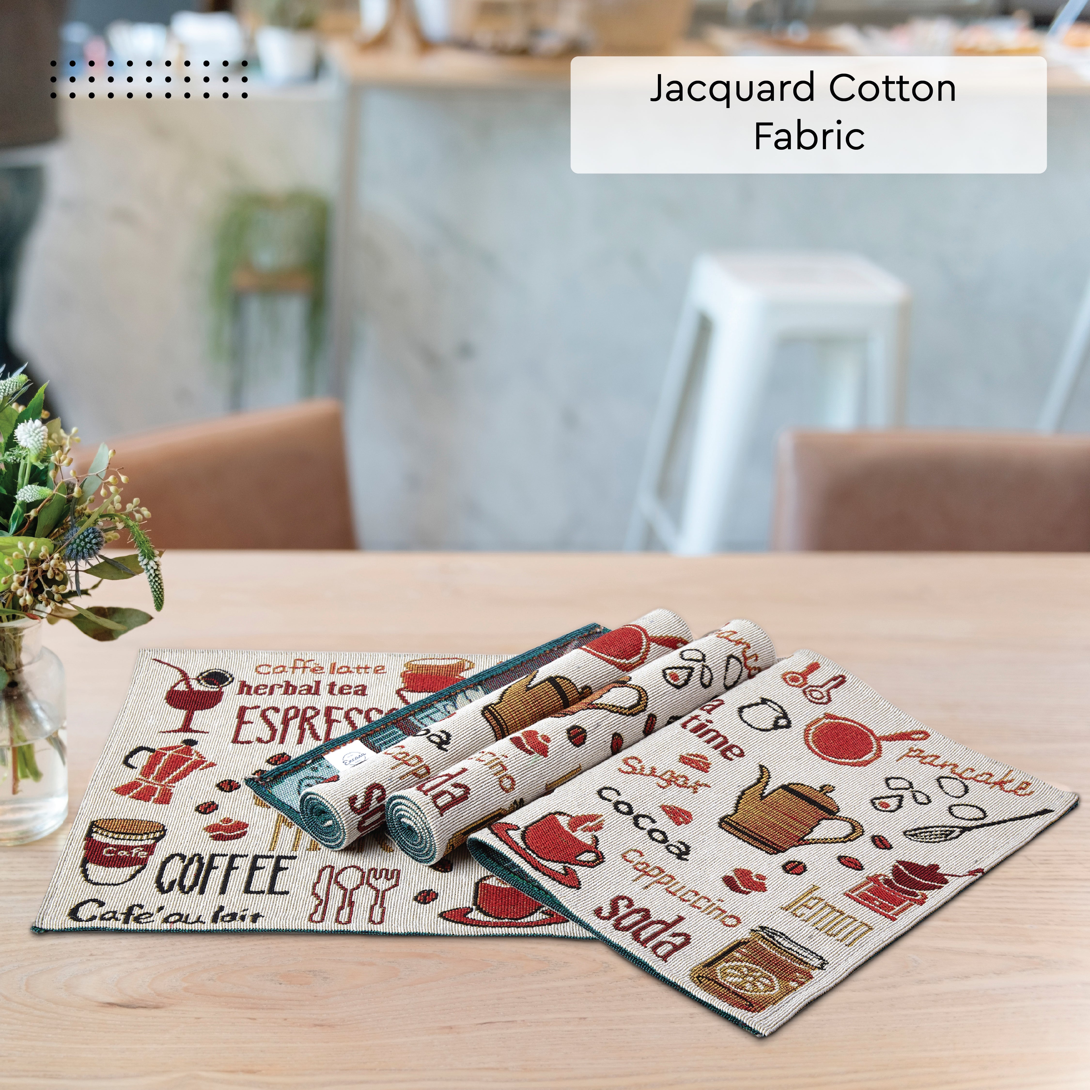 Cotton Espresso Placemat (Pack of 4)