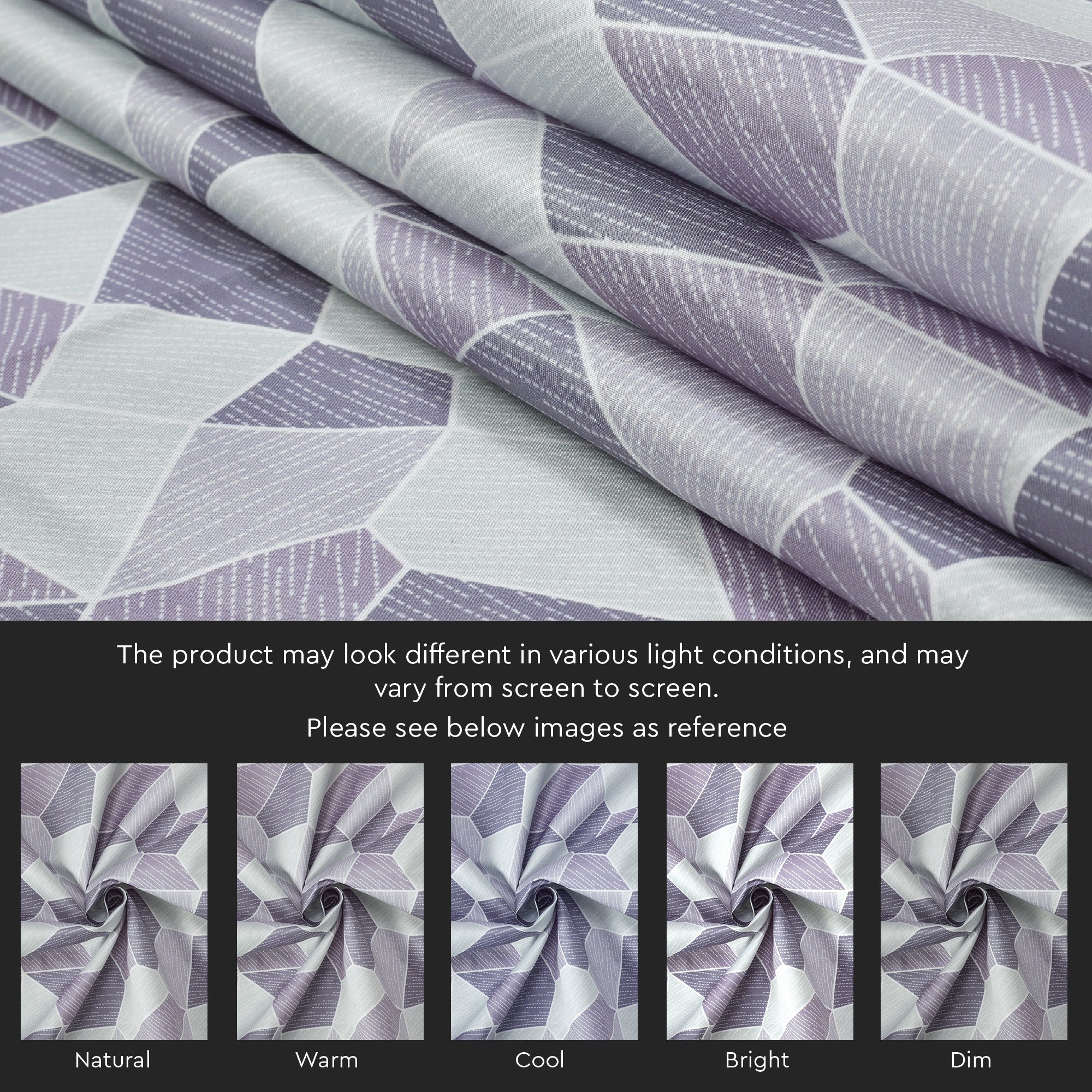 Micro G1 Grey Curtain (Pack of 2)
