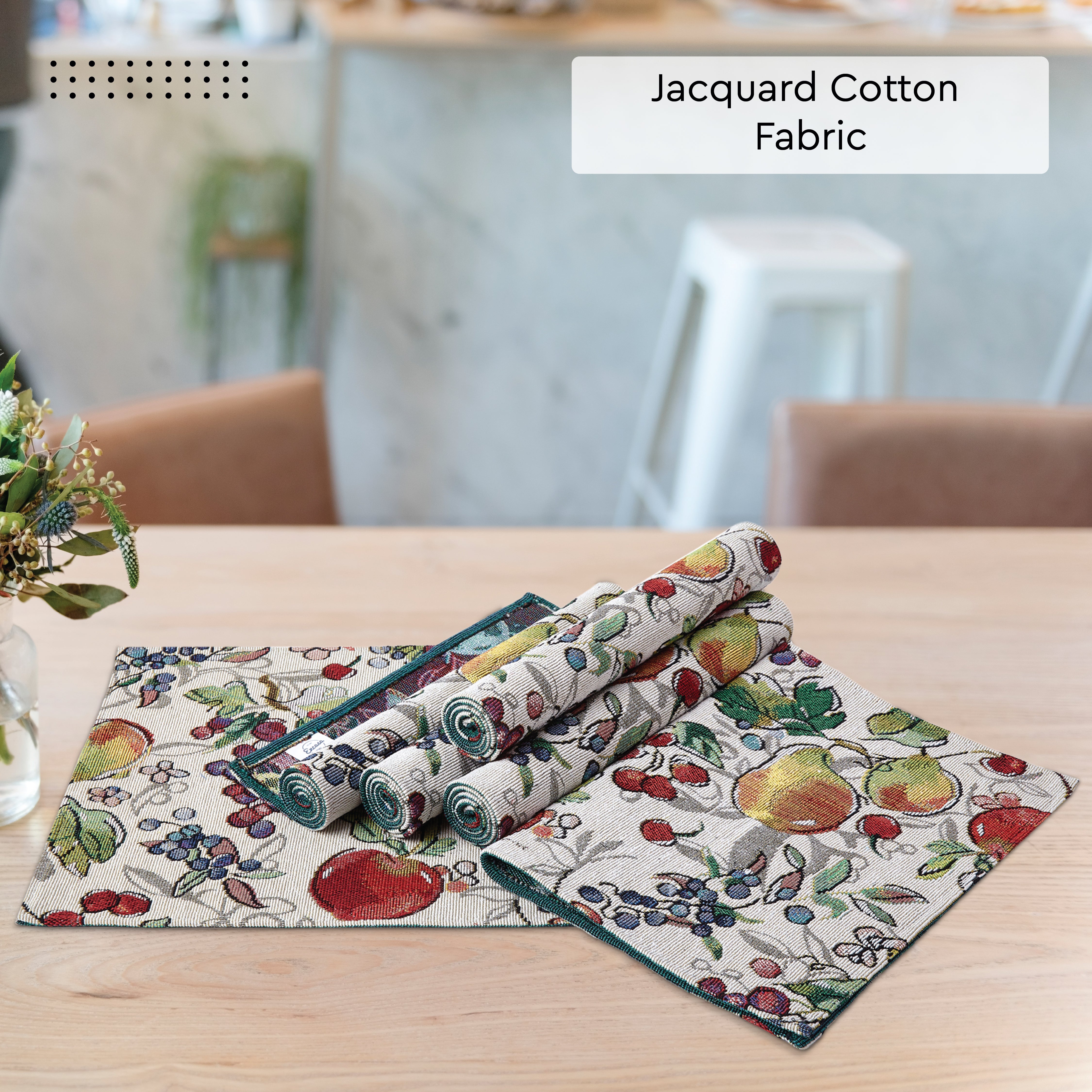 Cotton Fruit Placemat (Pack of 6)