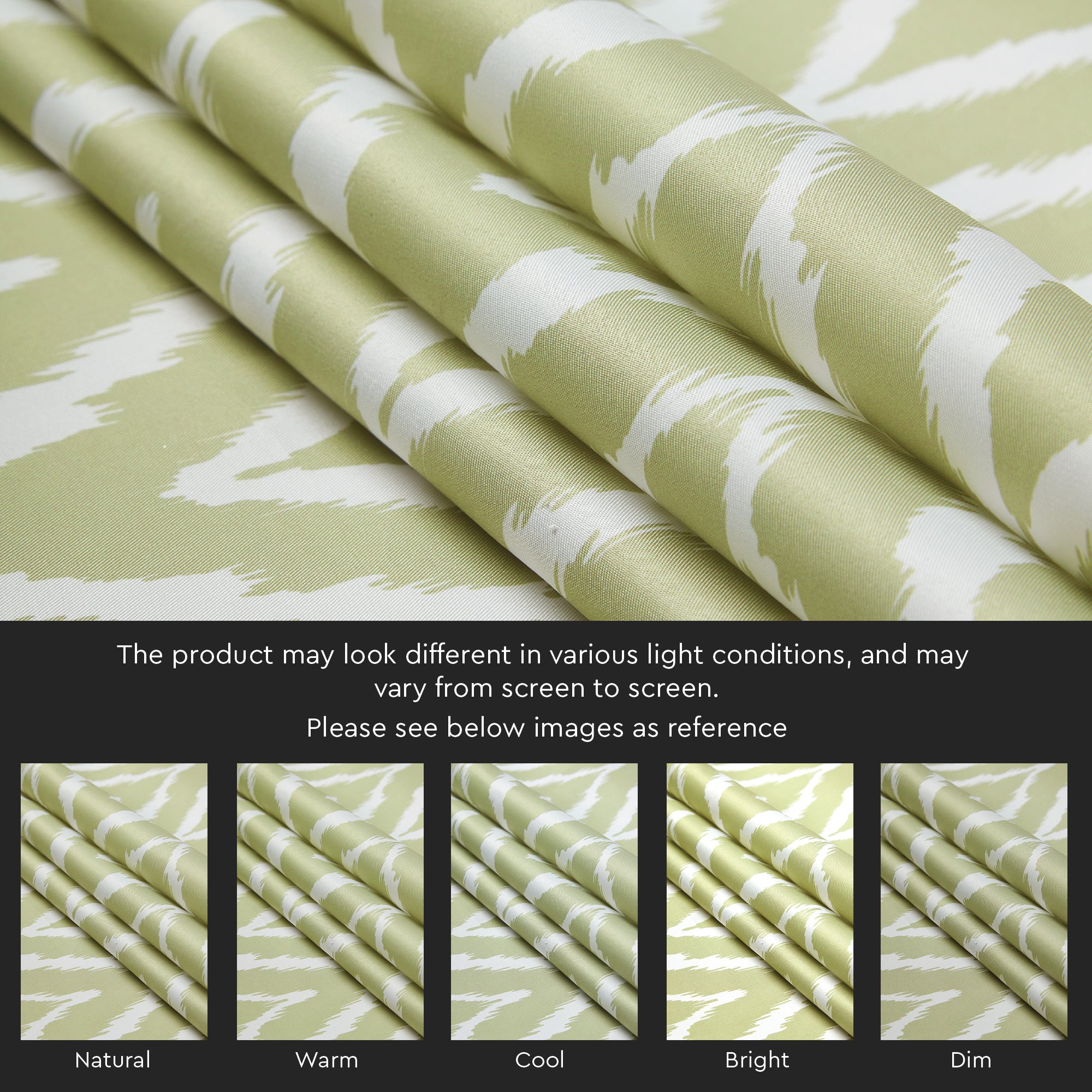 Micro Fire Sage Curtain (Pack of 2)