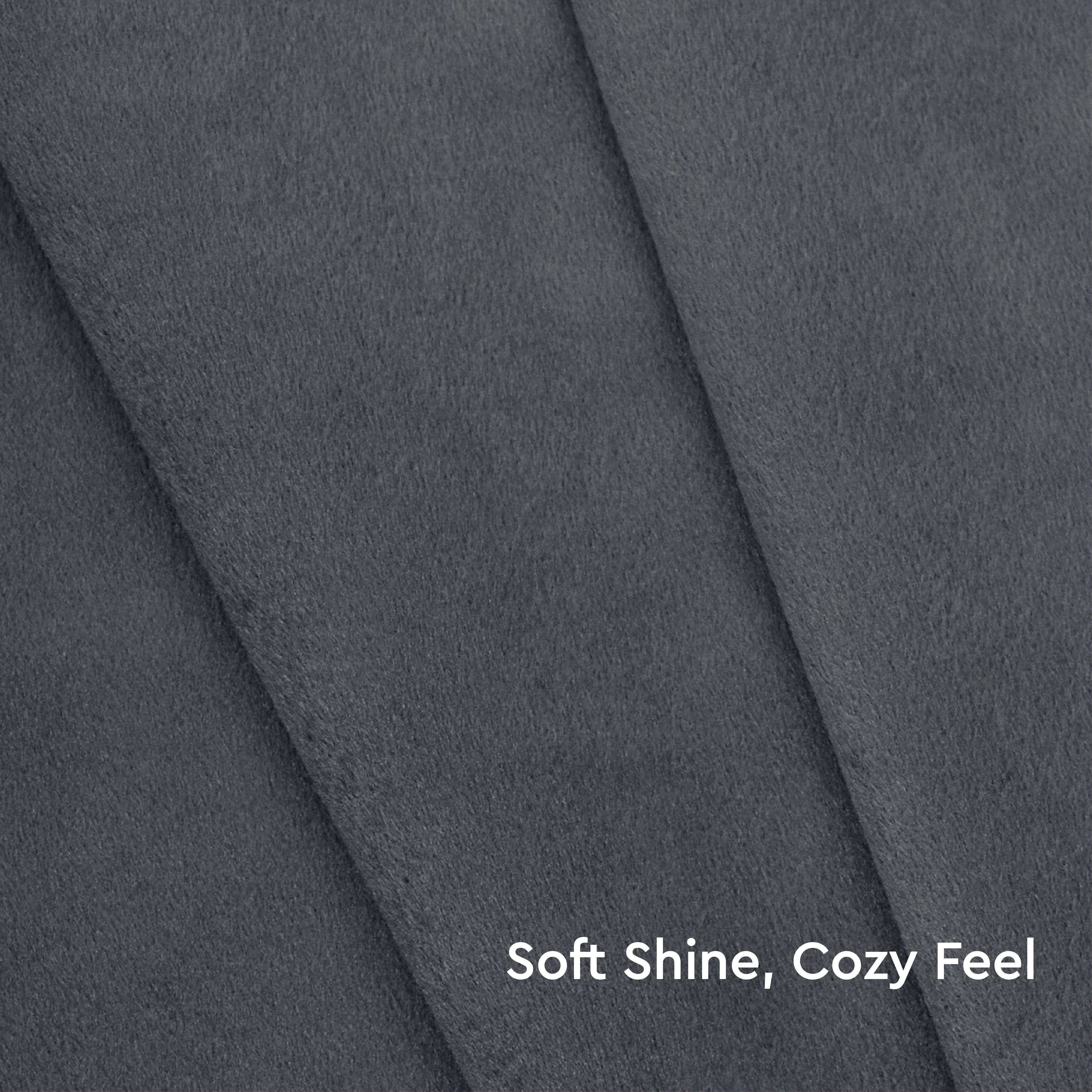 Velvet Grey Cushion Cover (Pack of 2)