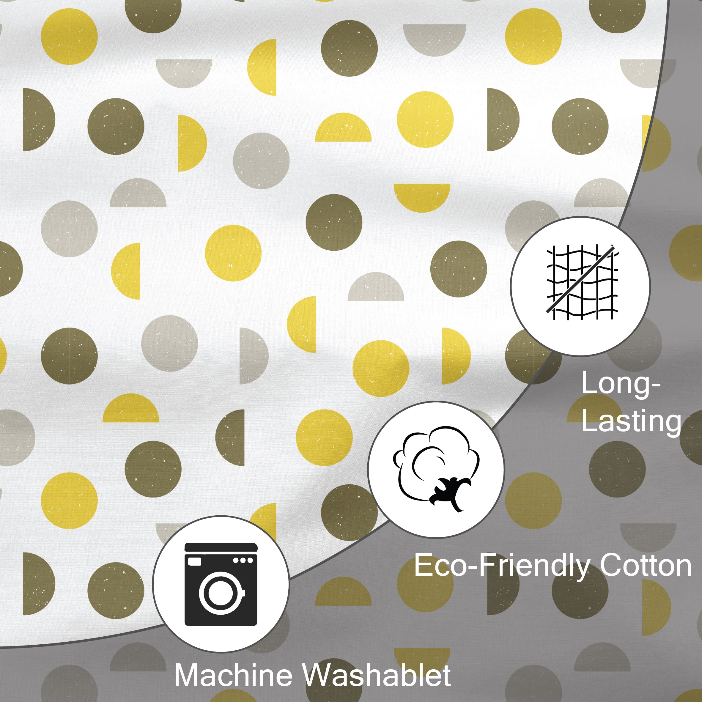 Printed Fabric by meter| Wide - 59" (150 Cms) - Decorative Soft & Smooth, 100% Cotton Cloth For Curtains, Cushions, Dress Material, Upholstery, Bedcover