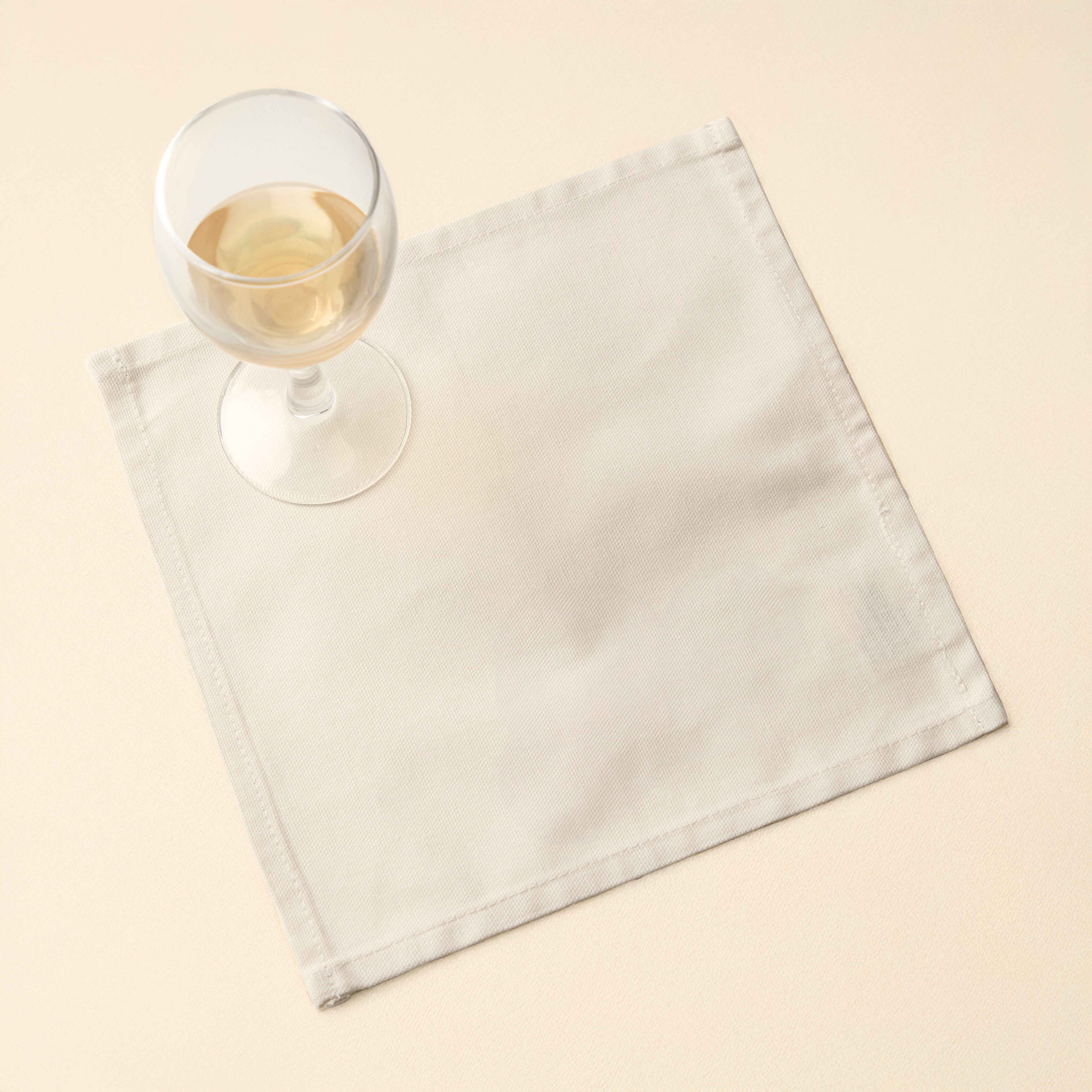 Cotton Natural Table Napkins (Pack of 12)