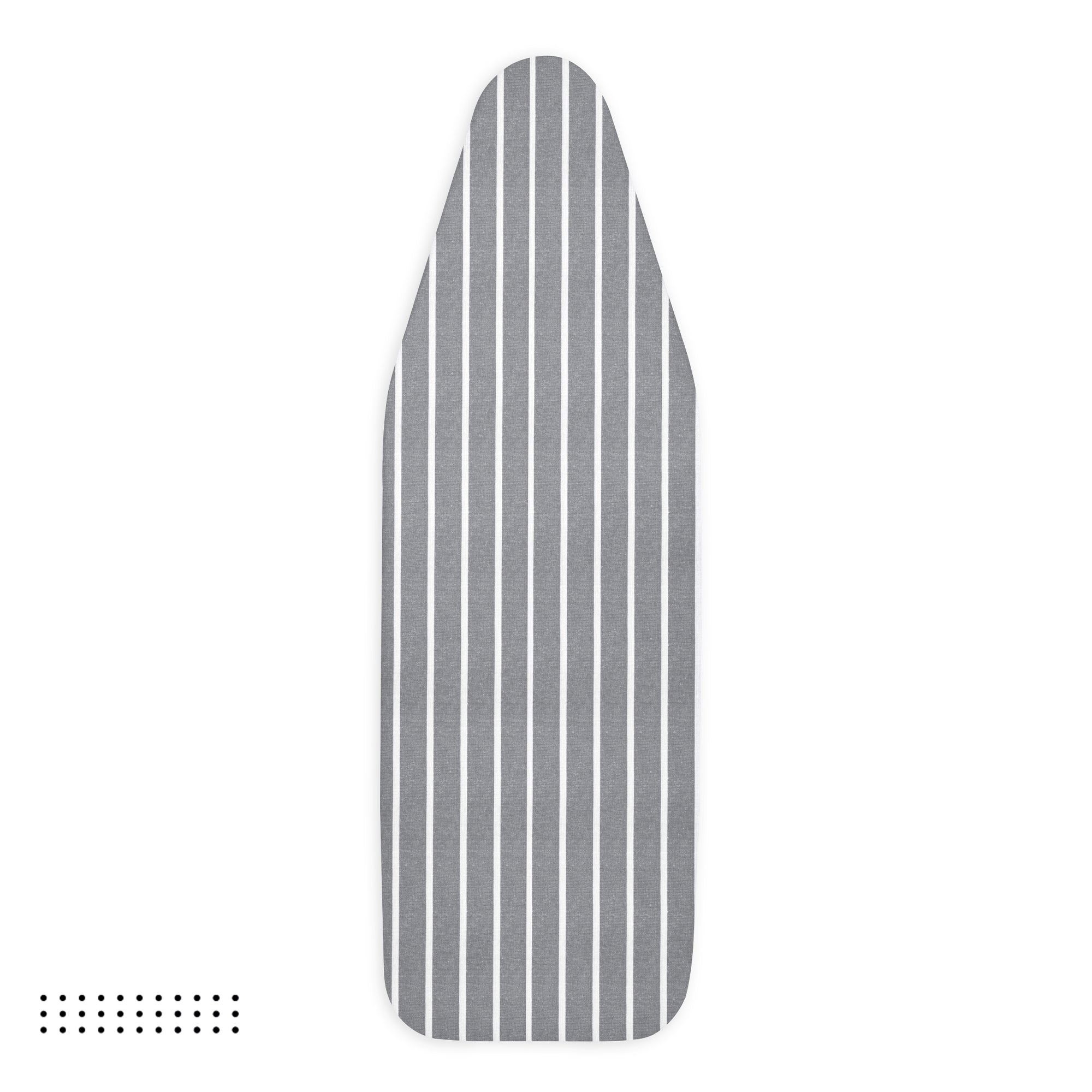 Cotton Roma Grey Stripes Ironing Board Cover (Pack of 1)