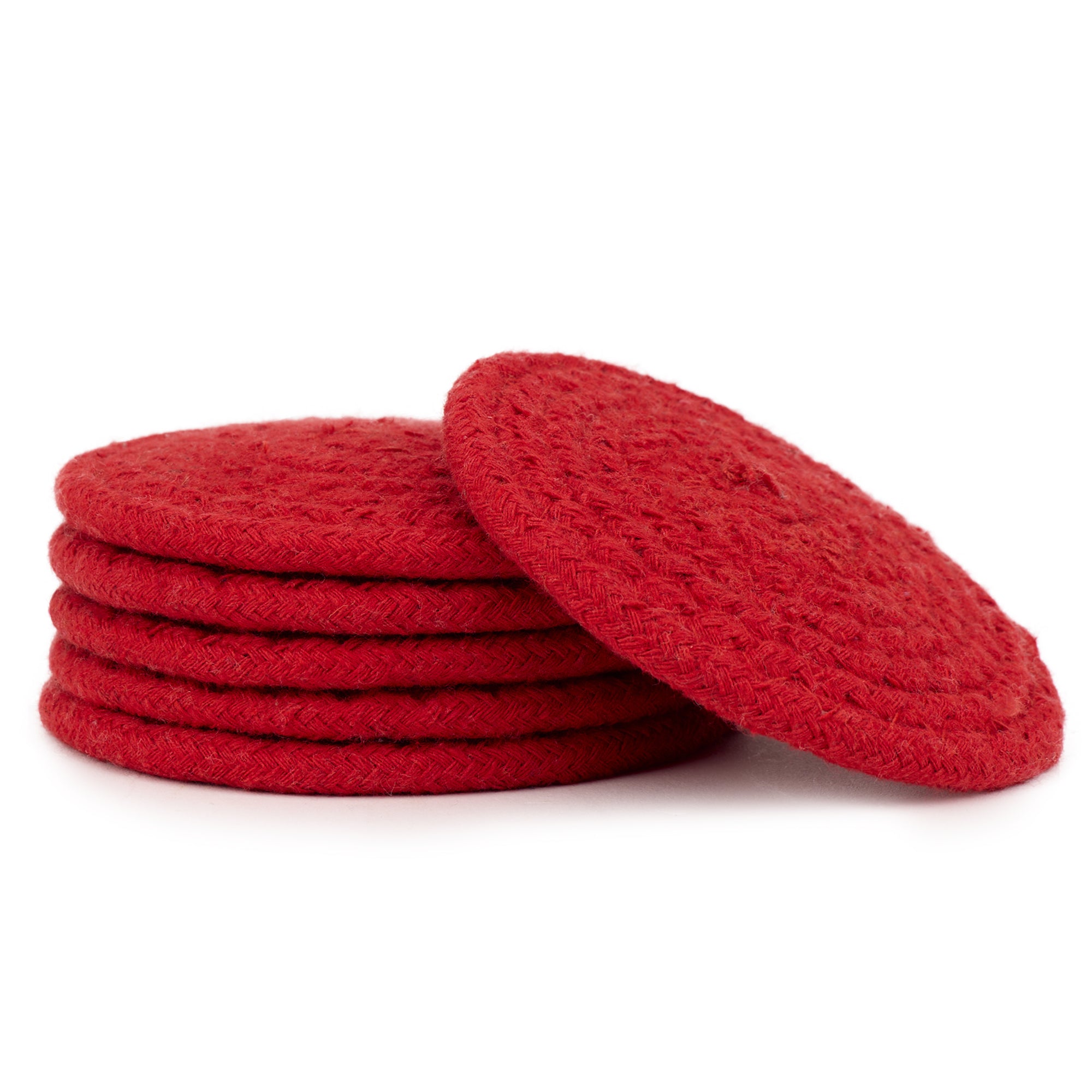 Cotton Red Coaster