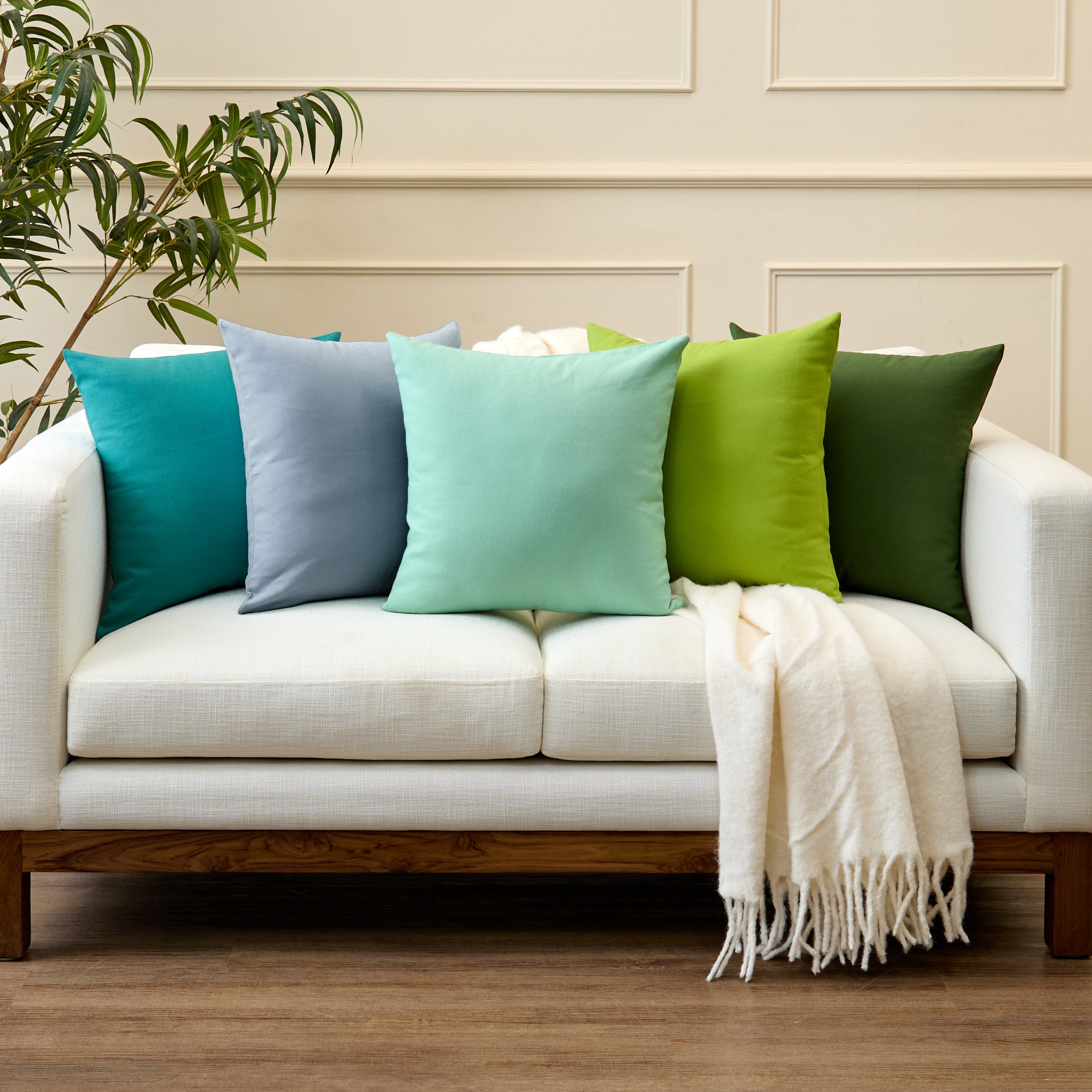 Canvas B Grey Cushion Cover