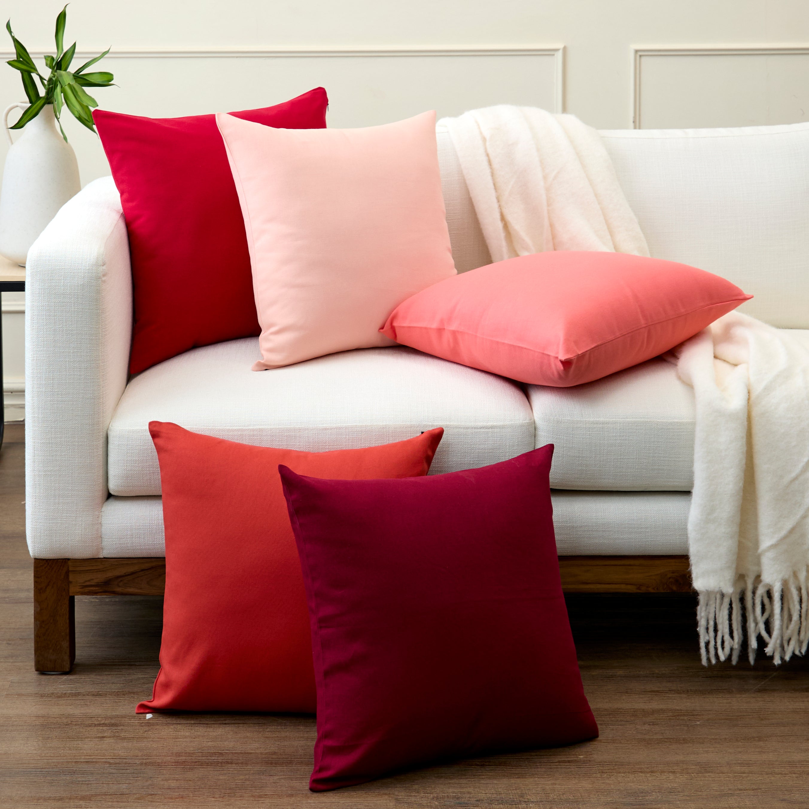 Cotton Canvas Cushion Cover