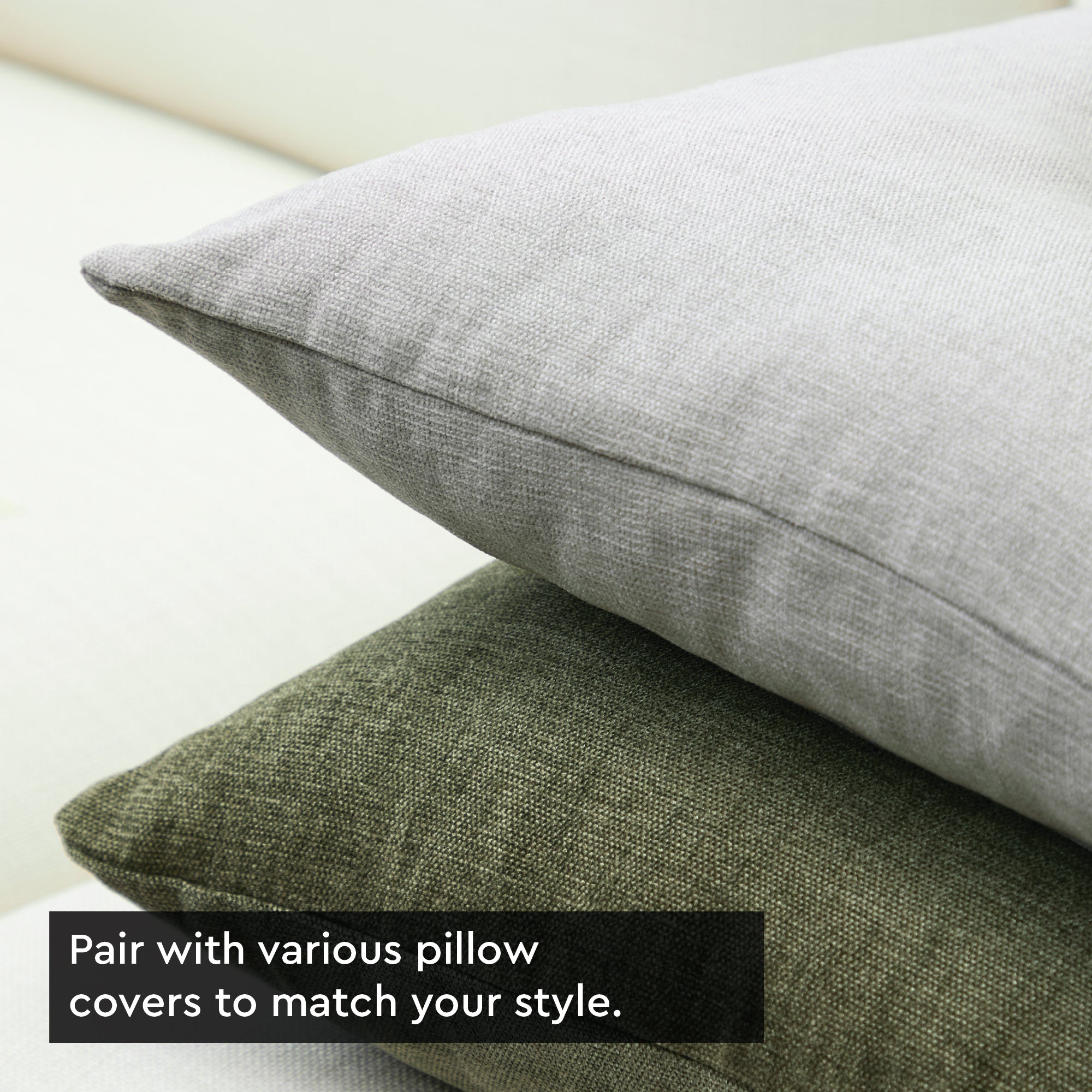 Chenille Moss Cushion Cover (Pack of 2)