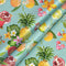 Polyester Pineapple Shower Curtain (Pack of 1)