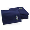 Cotton Scotch Blue Flower Table Napkin (Pack of 6)