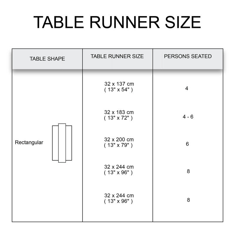 cotton table runner