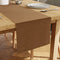 Quilted Velvet Tan Table Runner
