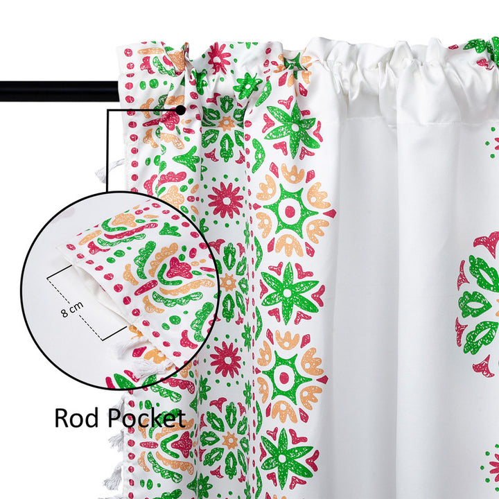 polyester long door curtains