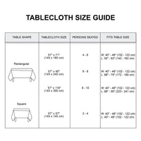 cotton 8 to 10 seater rectangular table cloth