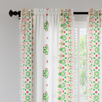 polyester long door curtains