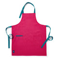 Cotton Hot Pink Apron (Pack of 1)